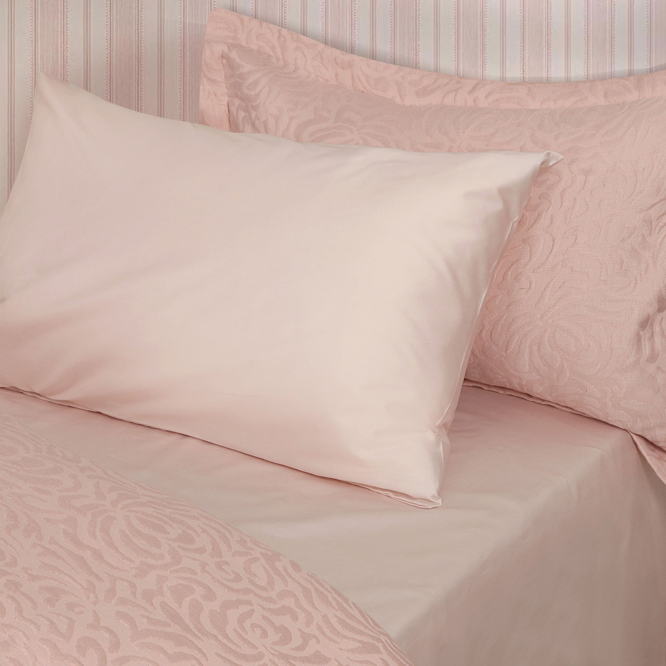 Blush Reverie Jacquard Summer Bedspread 6PCS Set