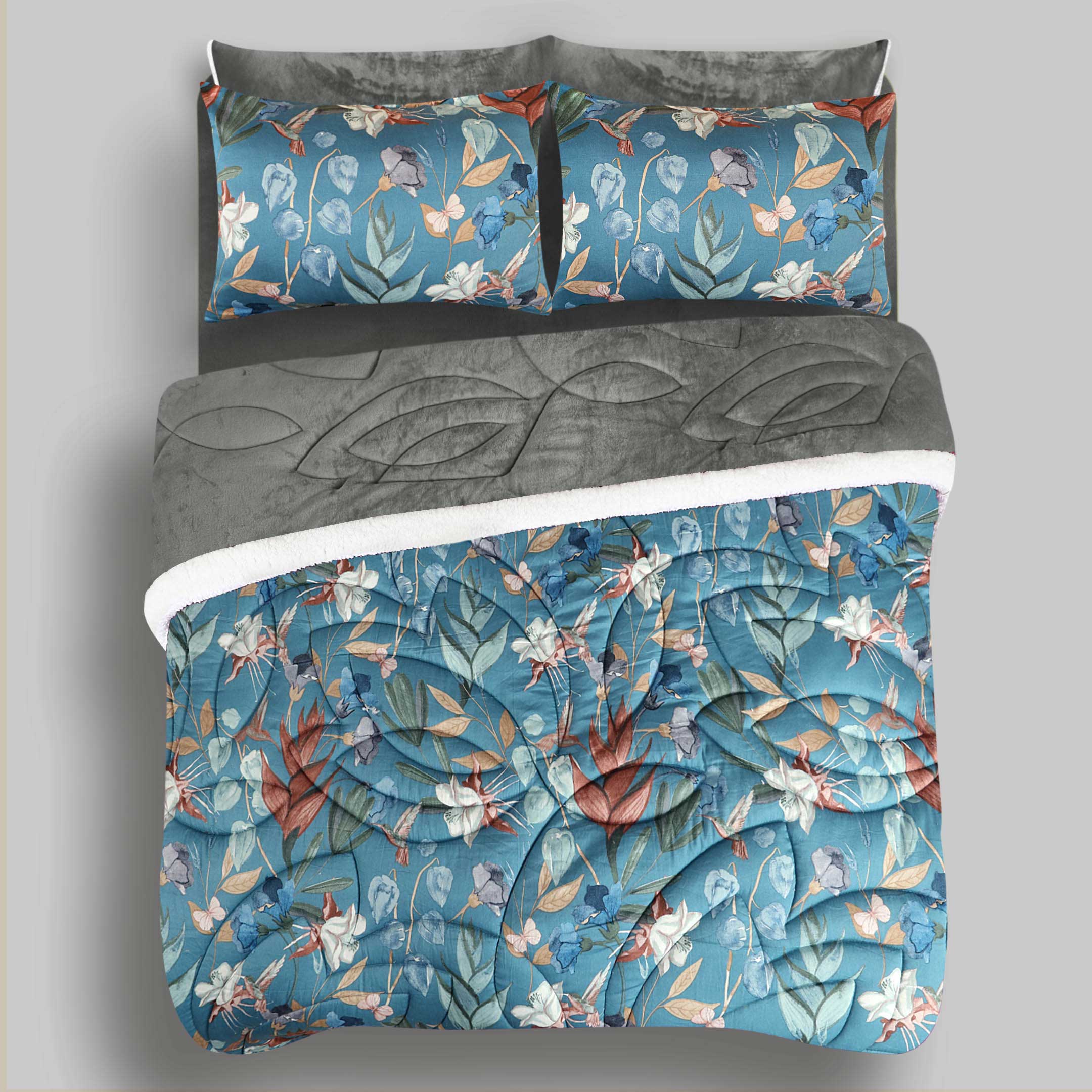 Grey Whisper-Marshmallow Bedding 7 pcs