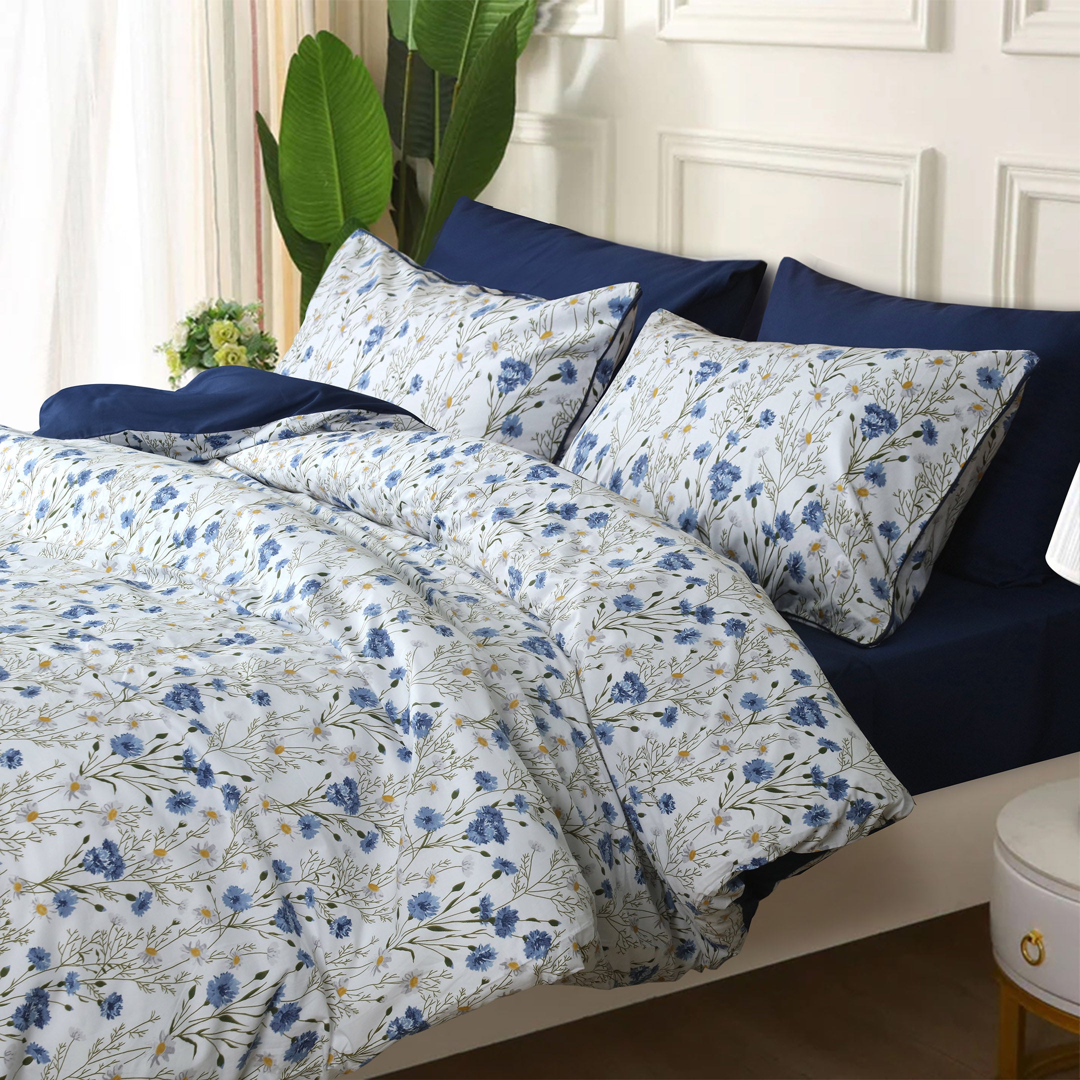 Blue Meadow Breeze Duvet Cover
