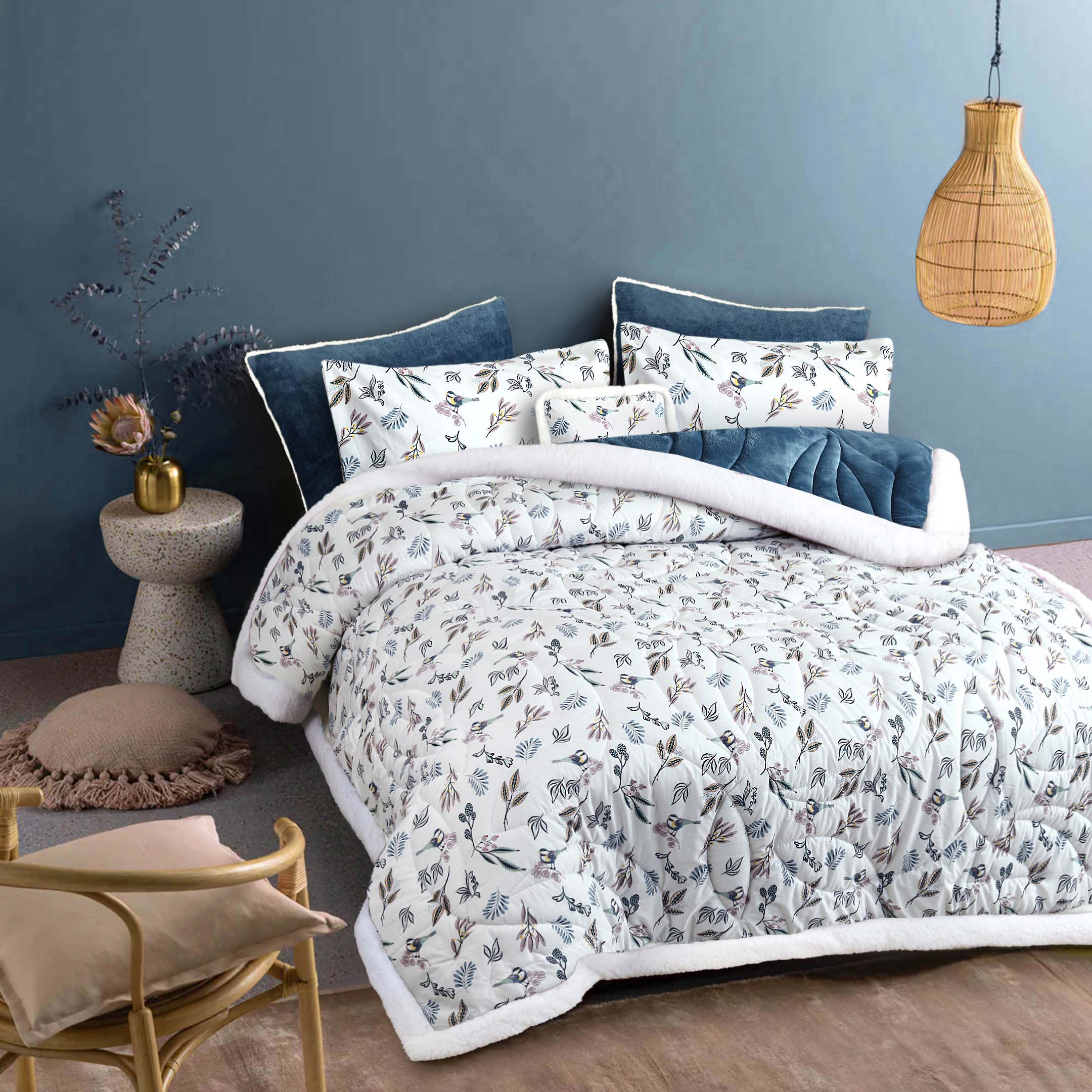 Sky Mirage-Marshmallow Bedding 7 pcs