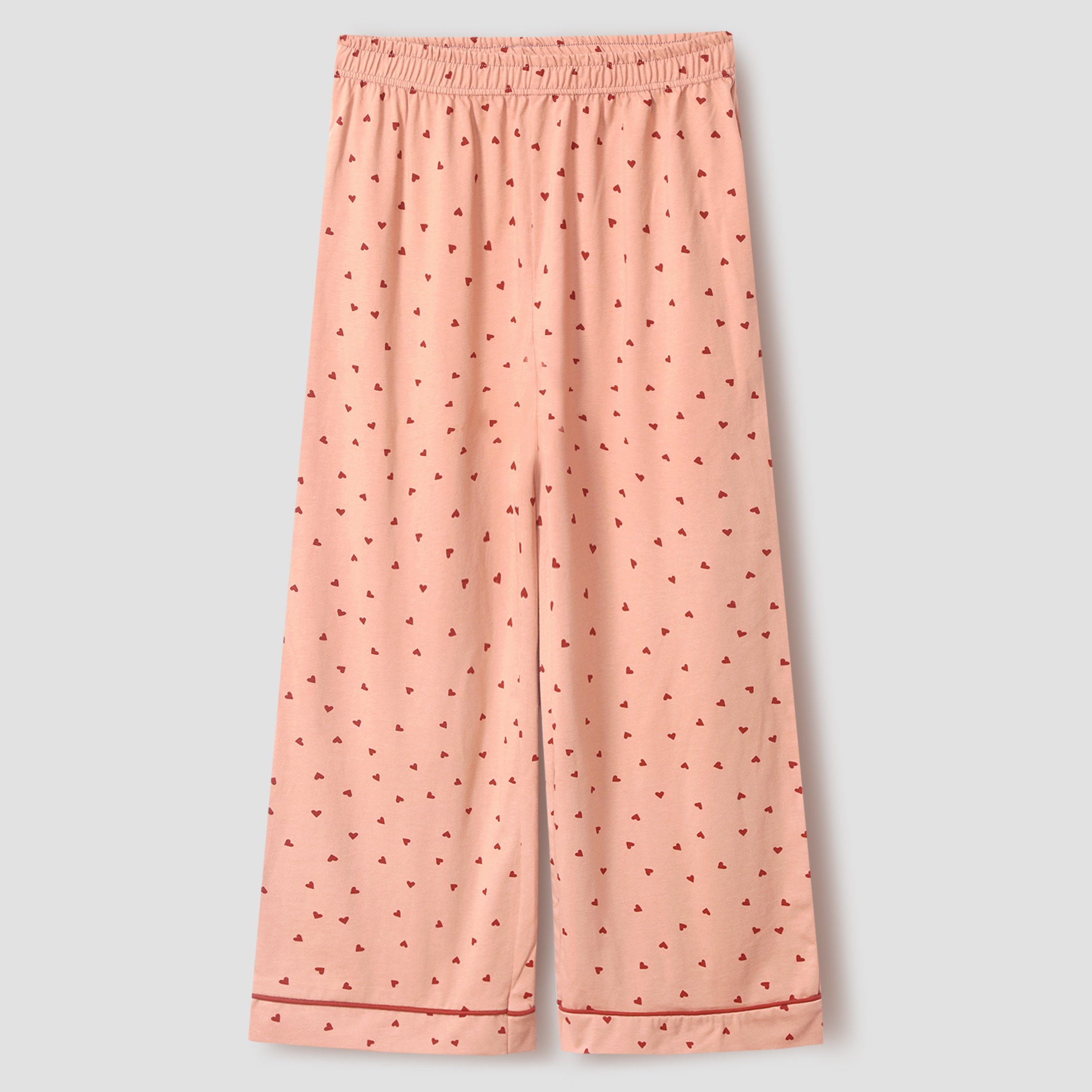 Red Heart Printed Loungewear-2pc Set