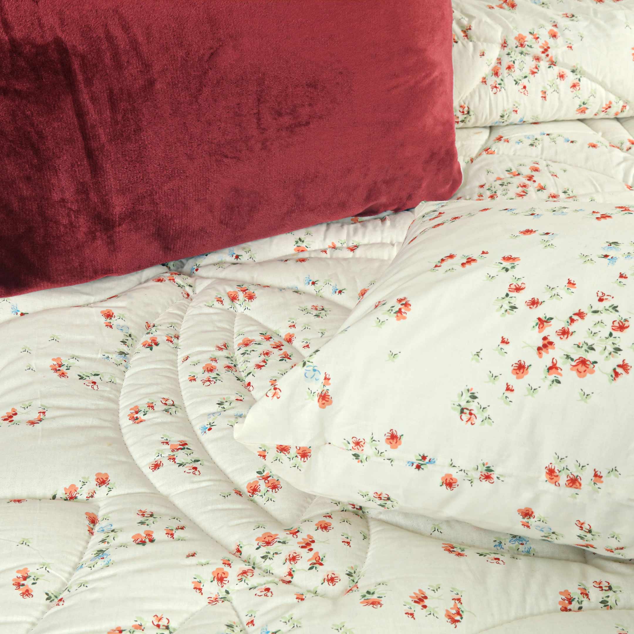 Warm Cottage-Marshmallow Bedding 7 pcs