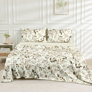 Rosewood Leaves Bedsheet Set