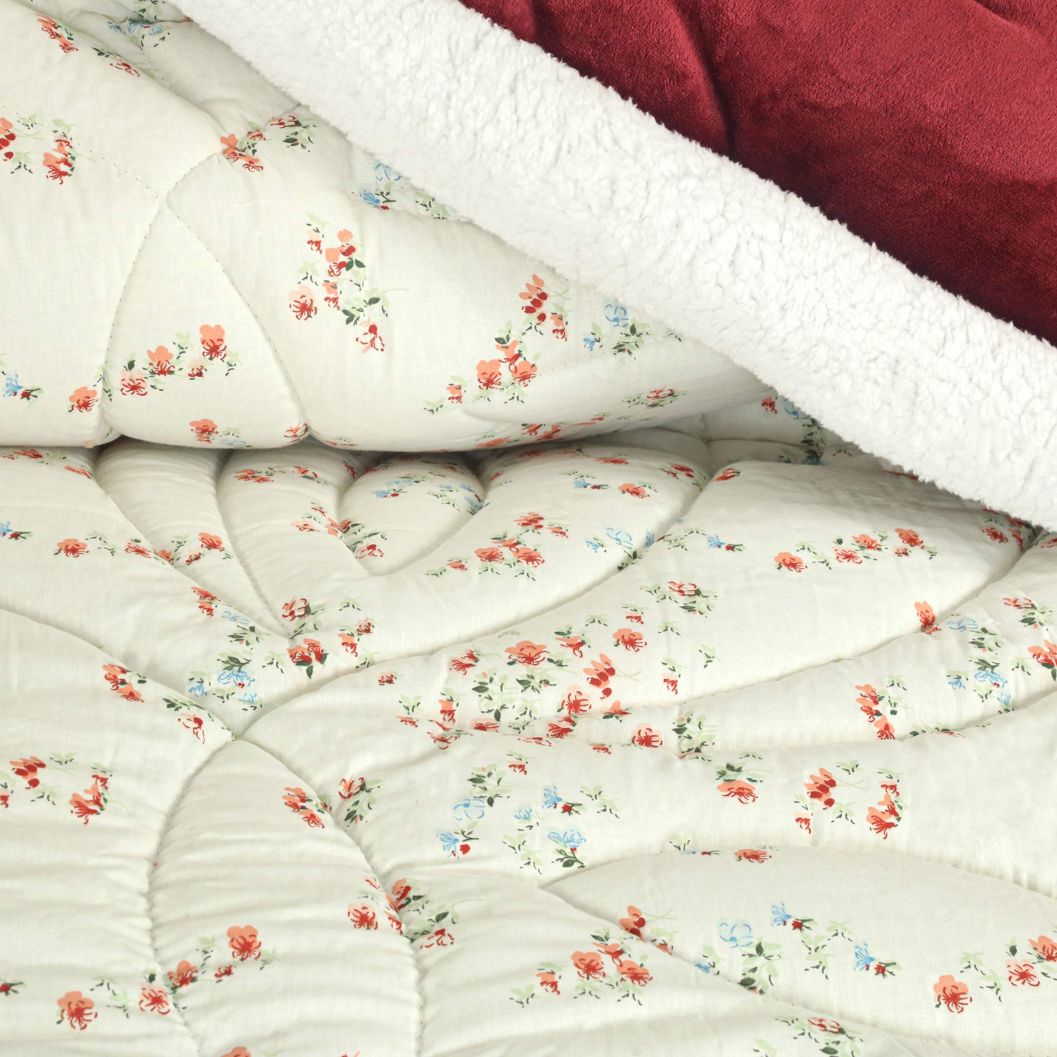 Warm Cottage-Marshmallow Bedding 7 pcs