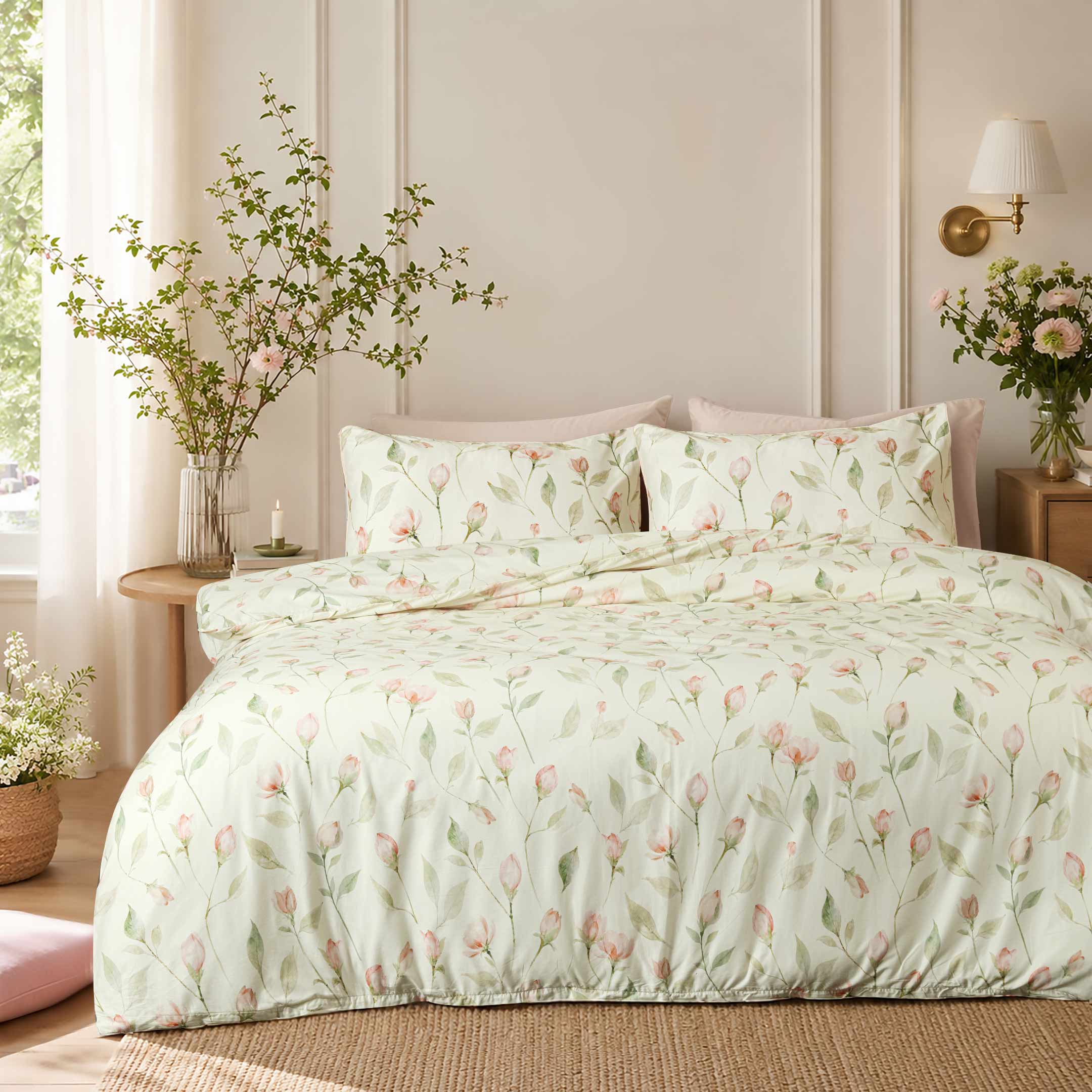 Blush Serenity Duvet Cover-3pc Set