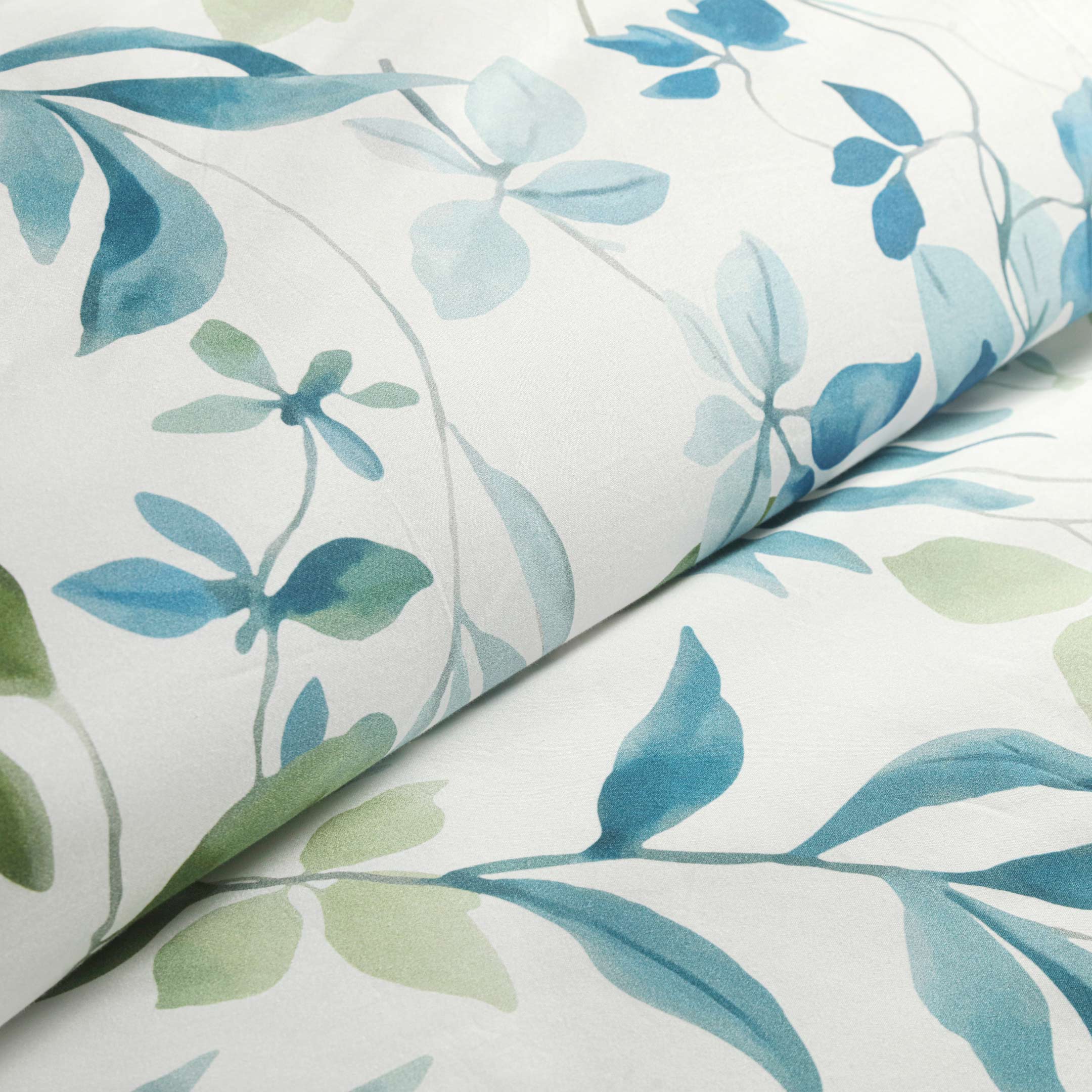 Blue Orchard Duvet Cover-3pc Set