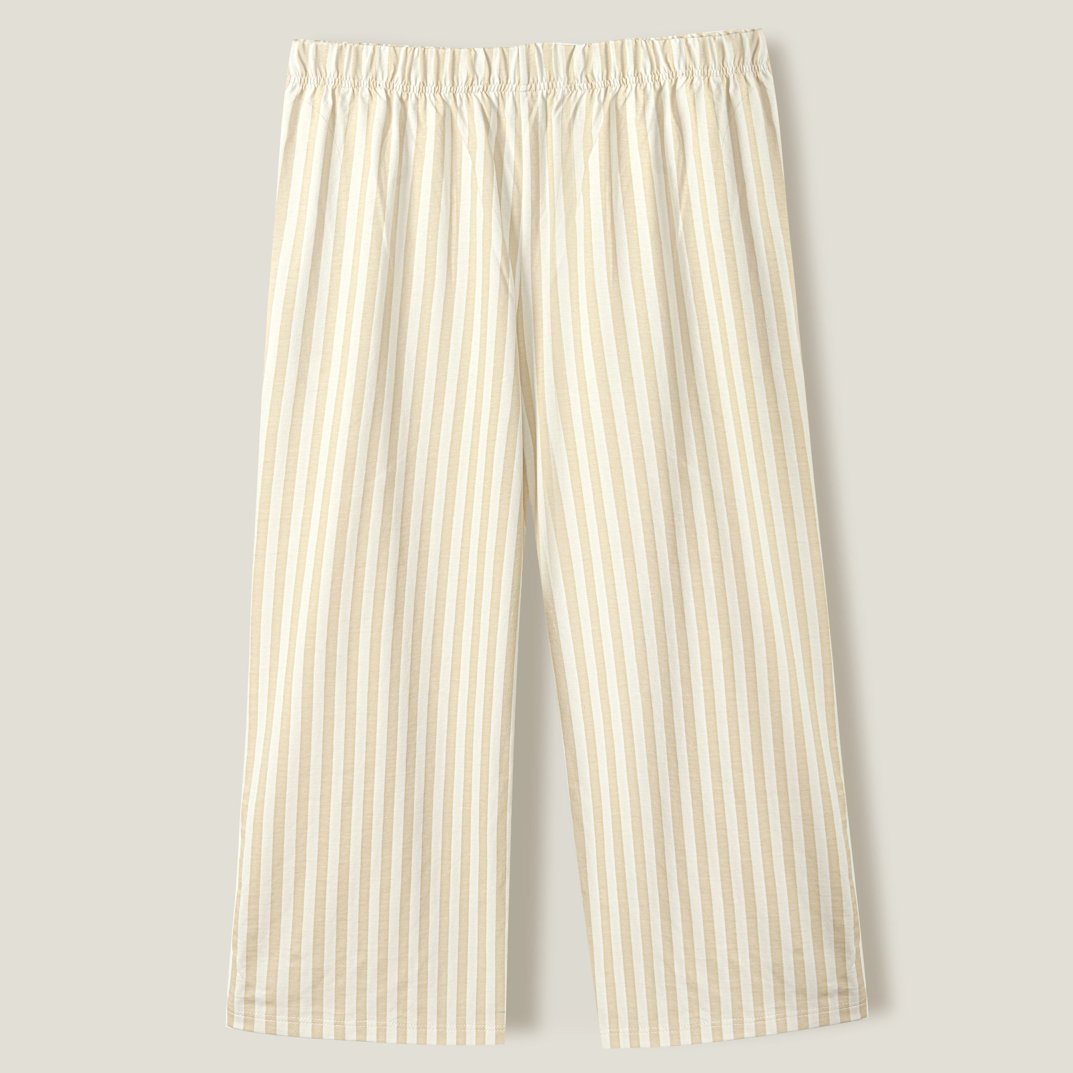 Beige Stripe Lounge wear- 2pc set