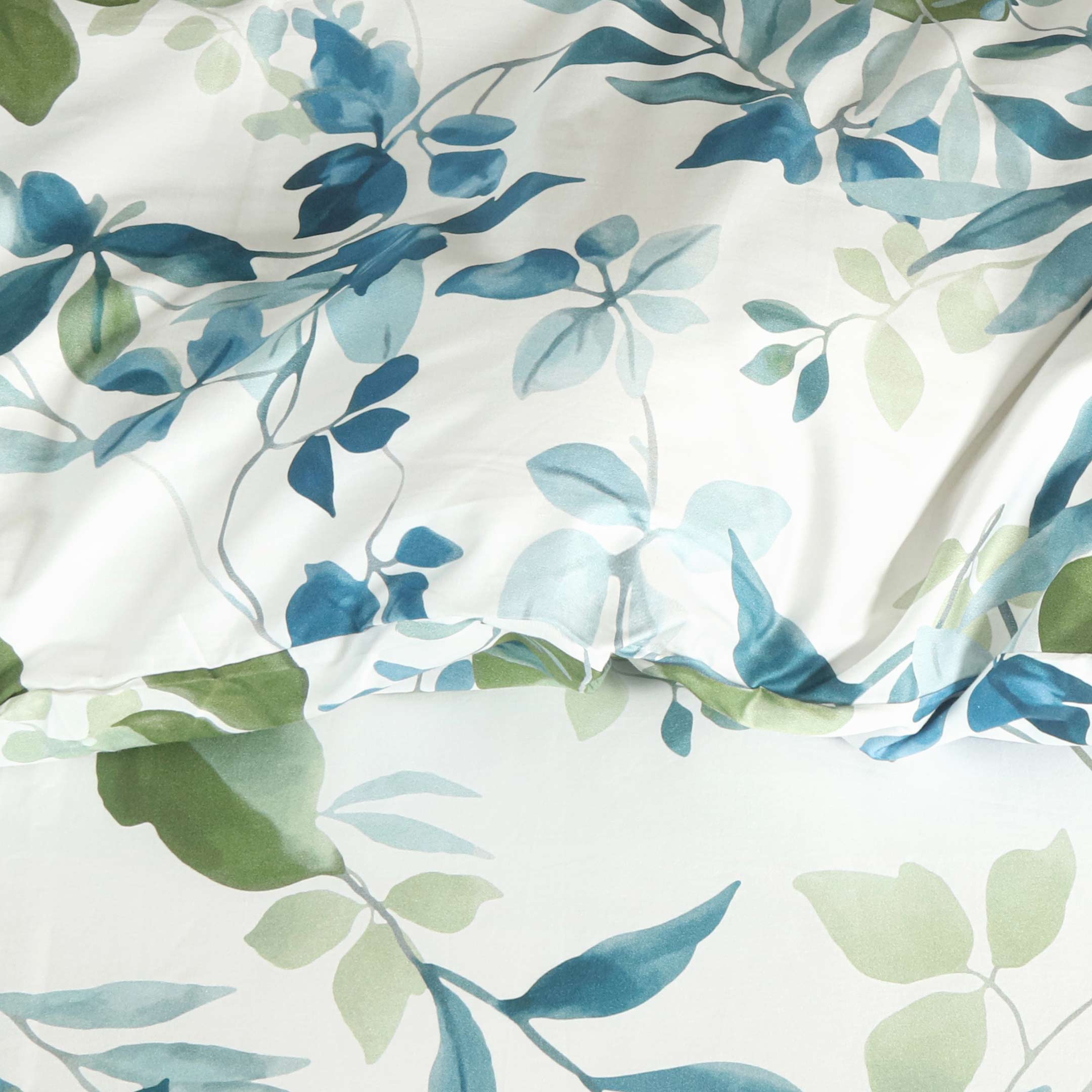 Blue Orchard Duvet Cover-3pc Set