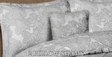 Zara Grey Luxury Jacquard Comforter Set