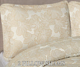Zara Beige Luxury Jacquard Comforter Set