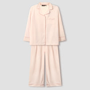 Pink Stripe Printed Loungewear-2pc Set