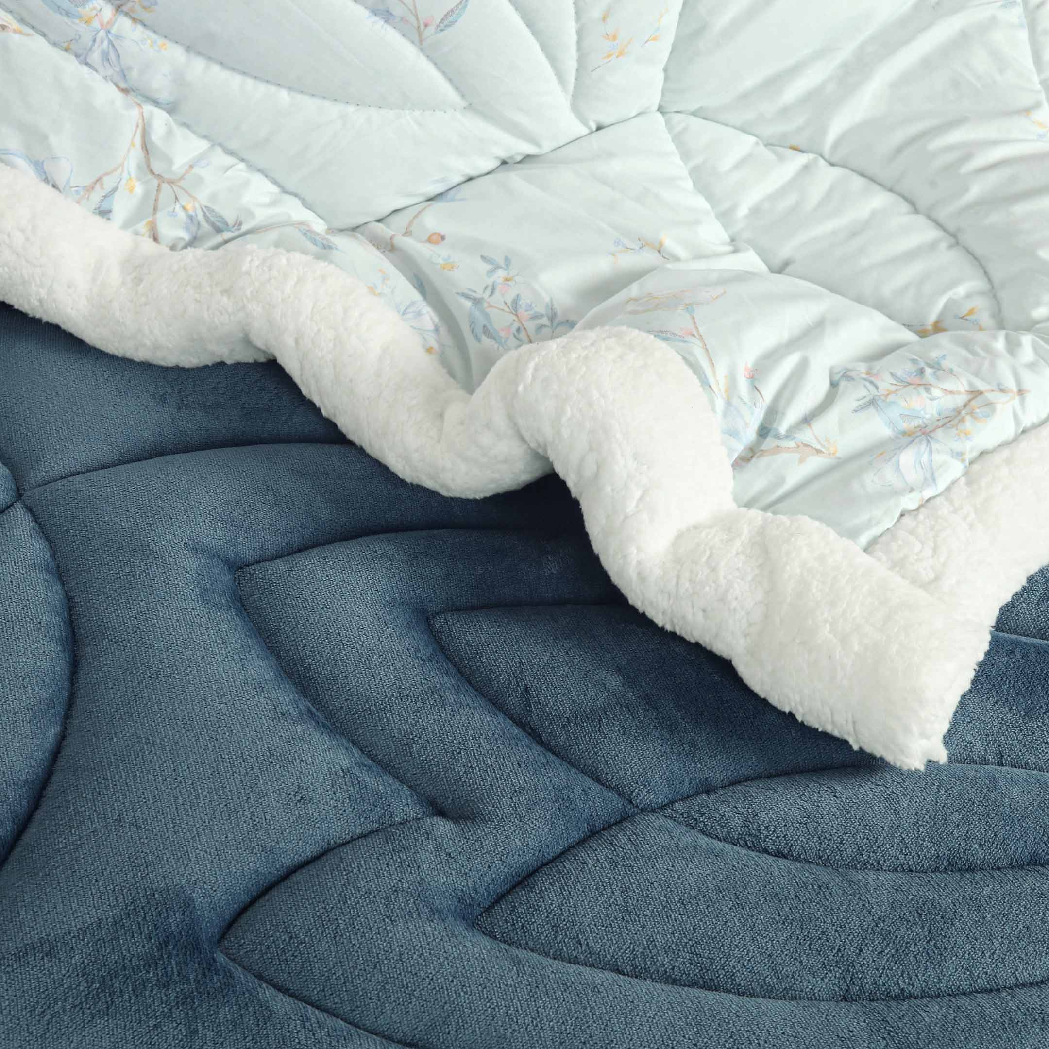 Blue Mist-Marshmallow Bedding 7 pcs