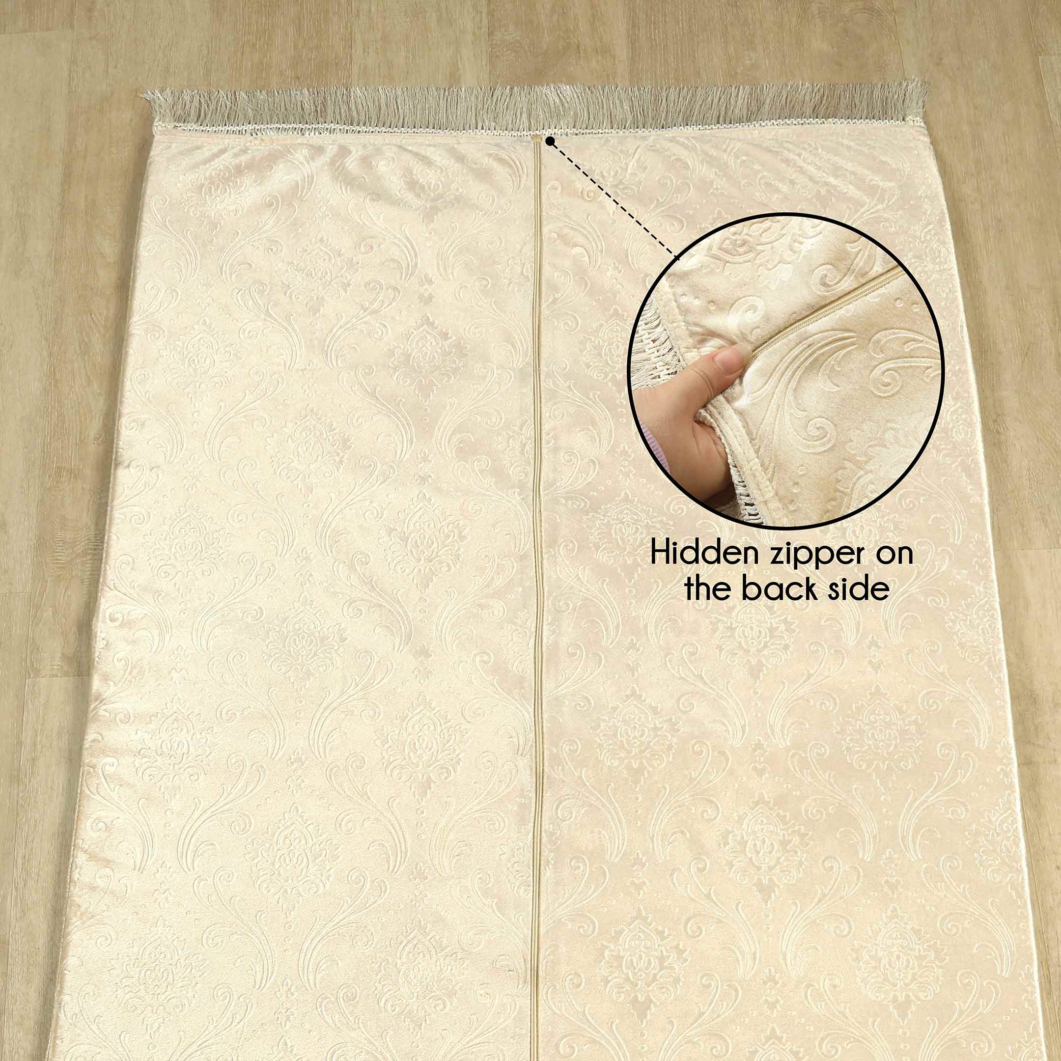 NOOR-E-SALAT Embroidered Velvet Prayermat