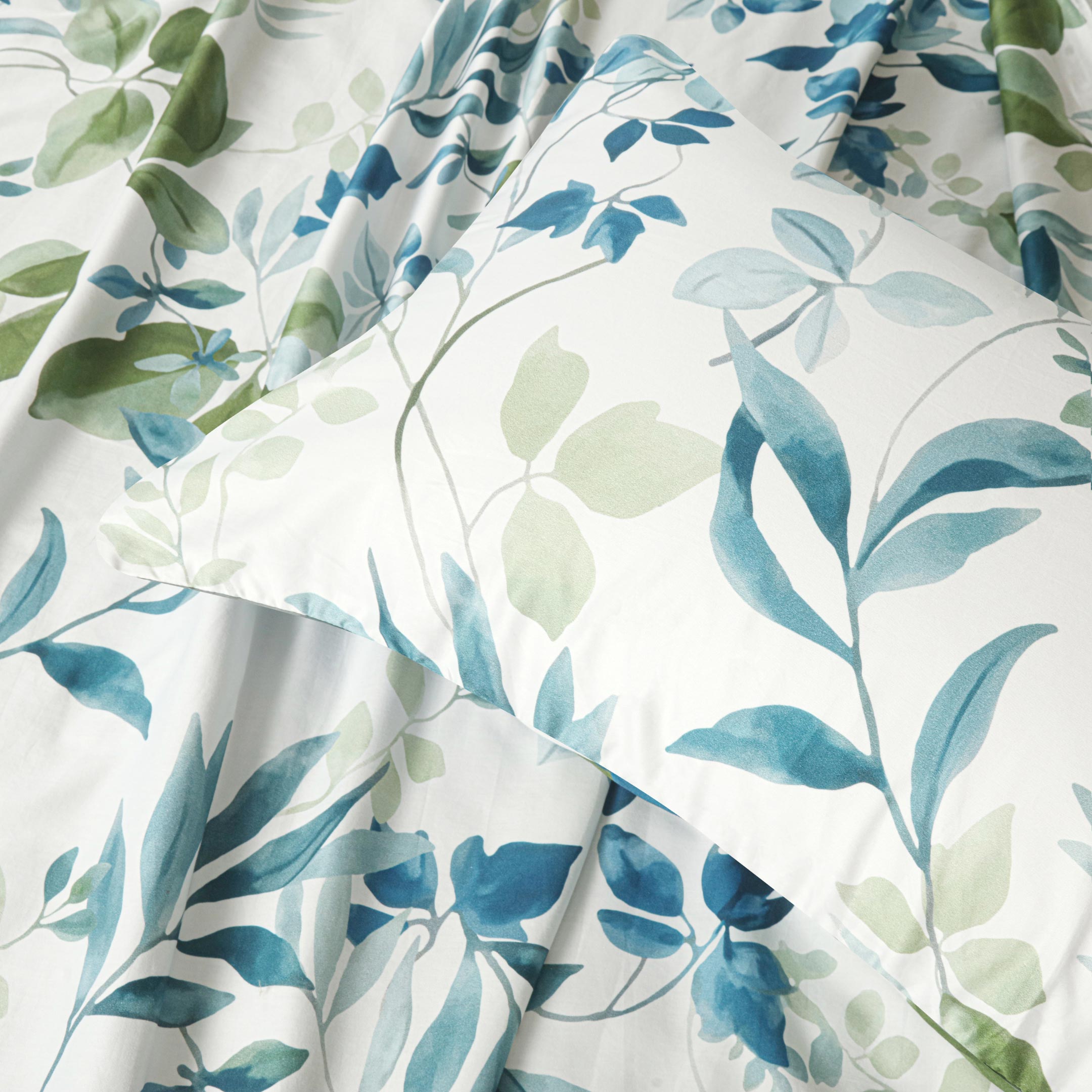 Blue Orchard Bedsheet Set