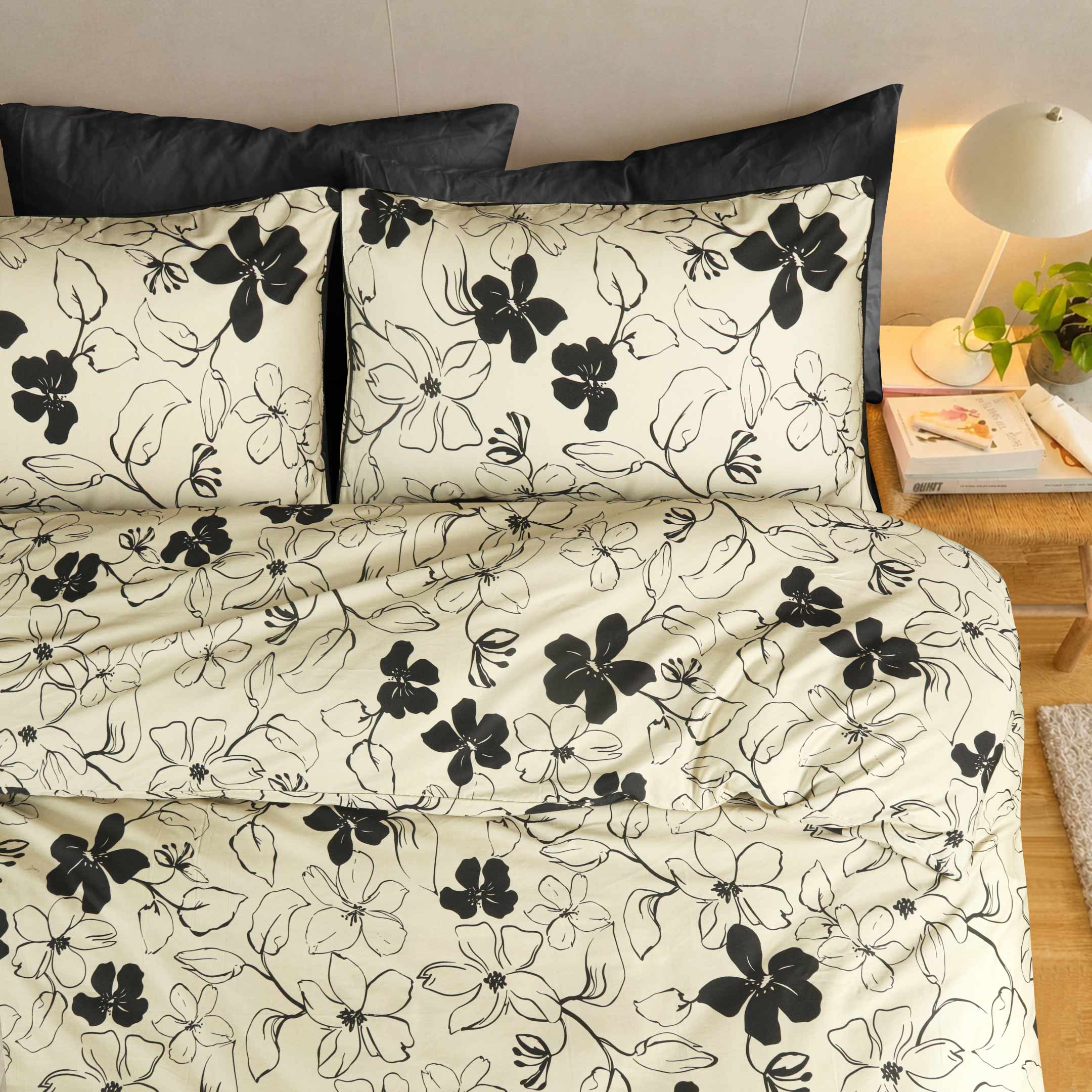 Ivory Elegance Duvet Cover-3pc Set