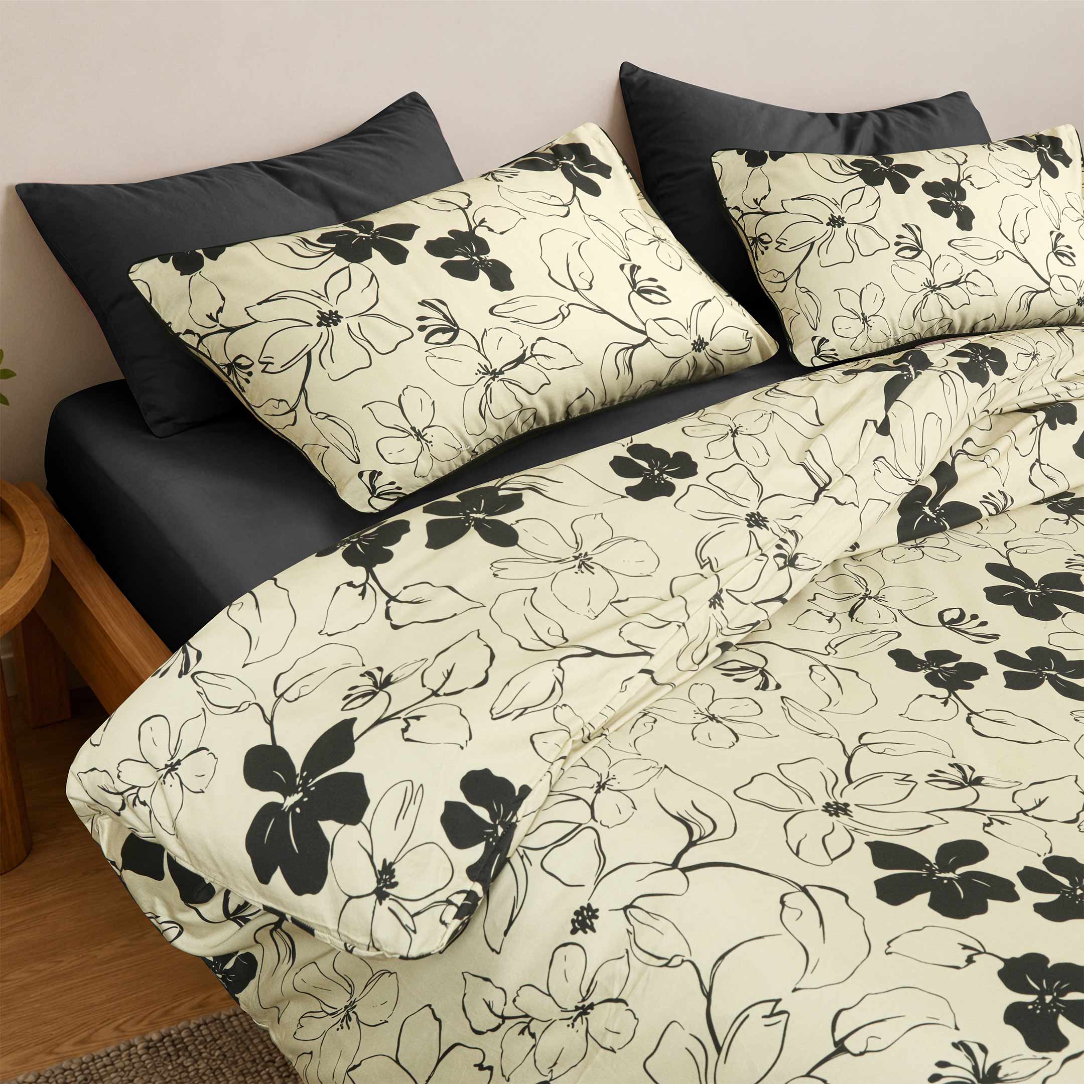 Ivory Elegance Duvet Cover-3pc Set
