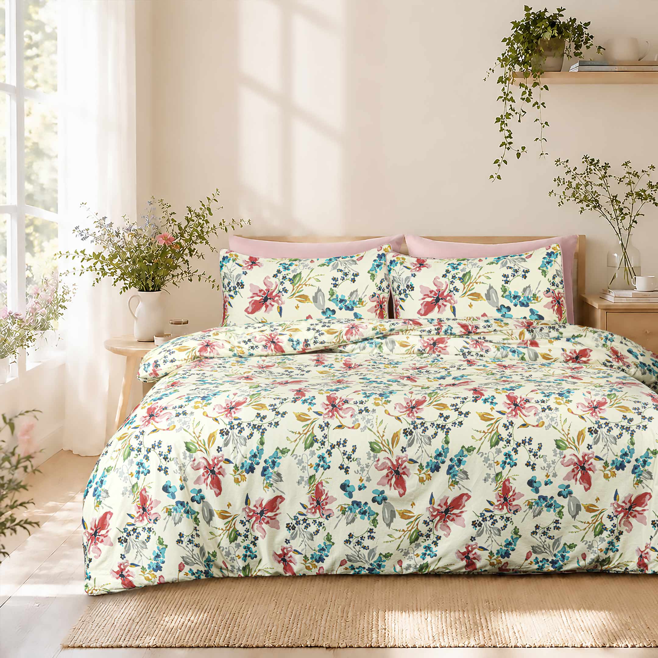 Meadow Grace Duvet Cover-3pc Set