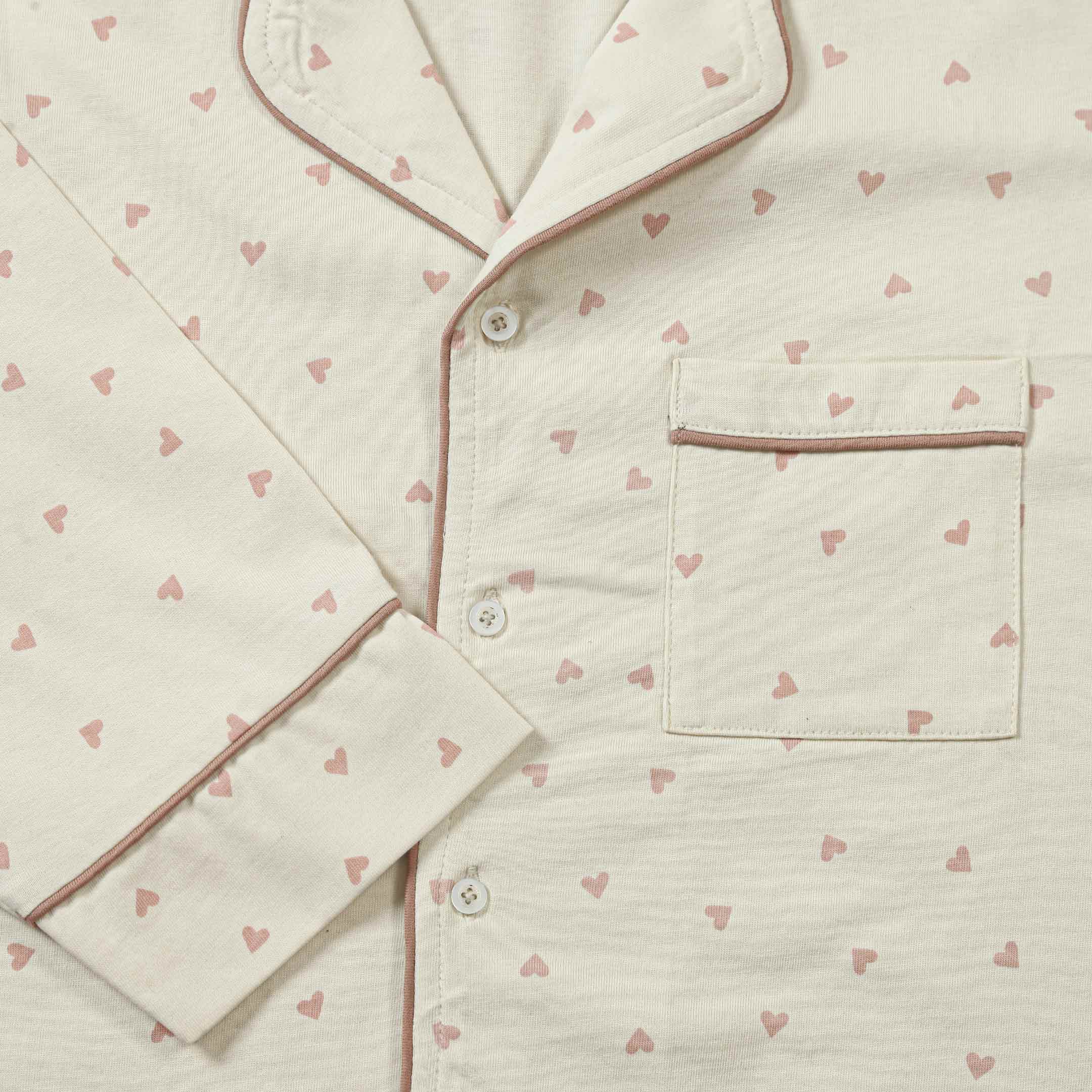 Heart Printed Loungewear-2pc Set