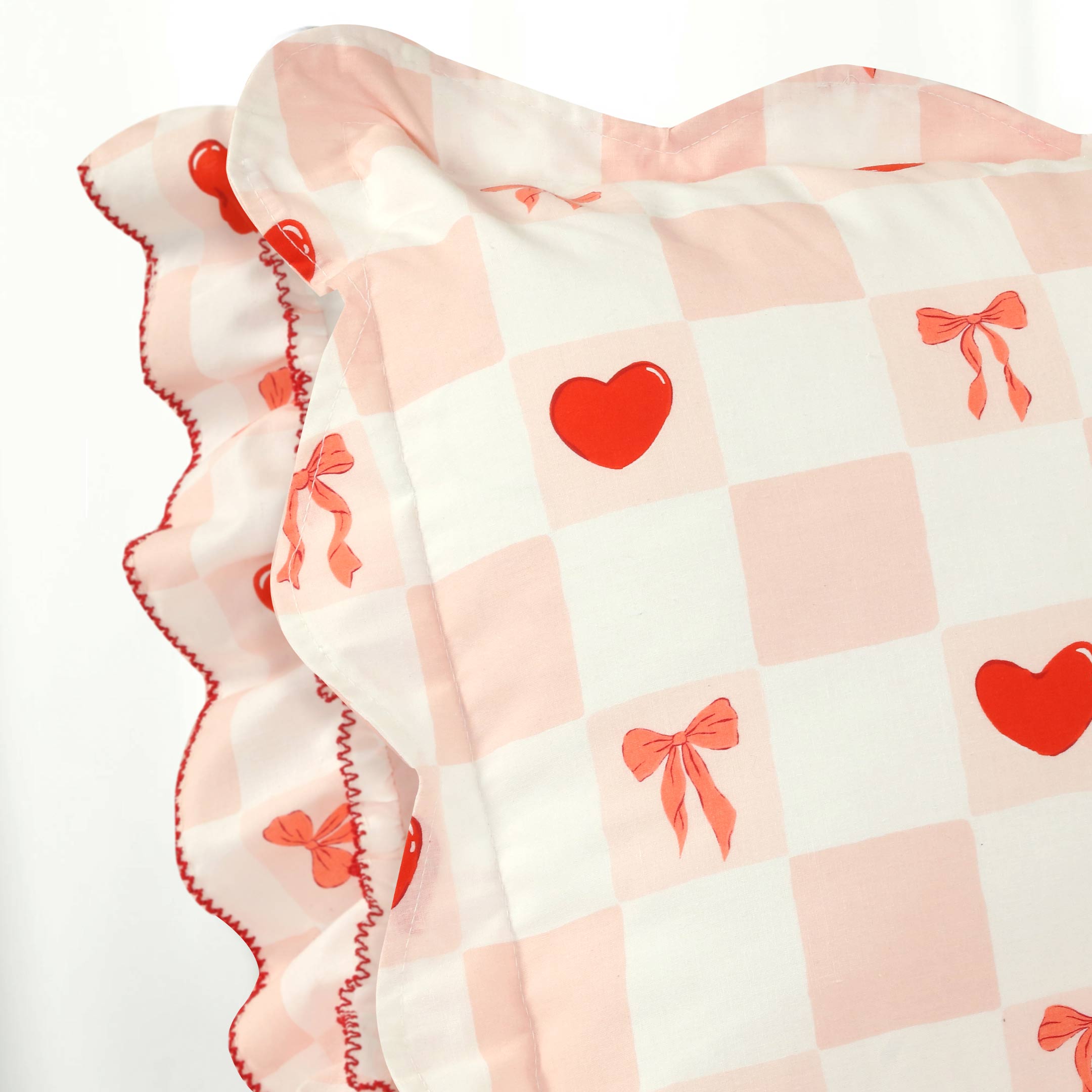 Heart & Bows Printed Duvet Cover