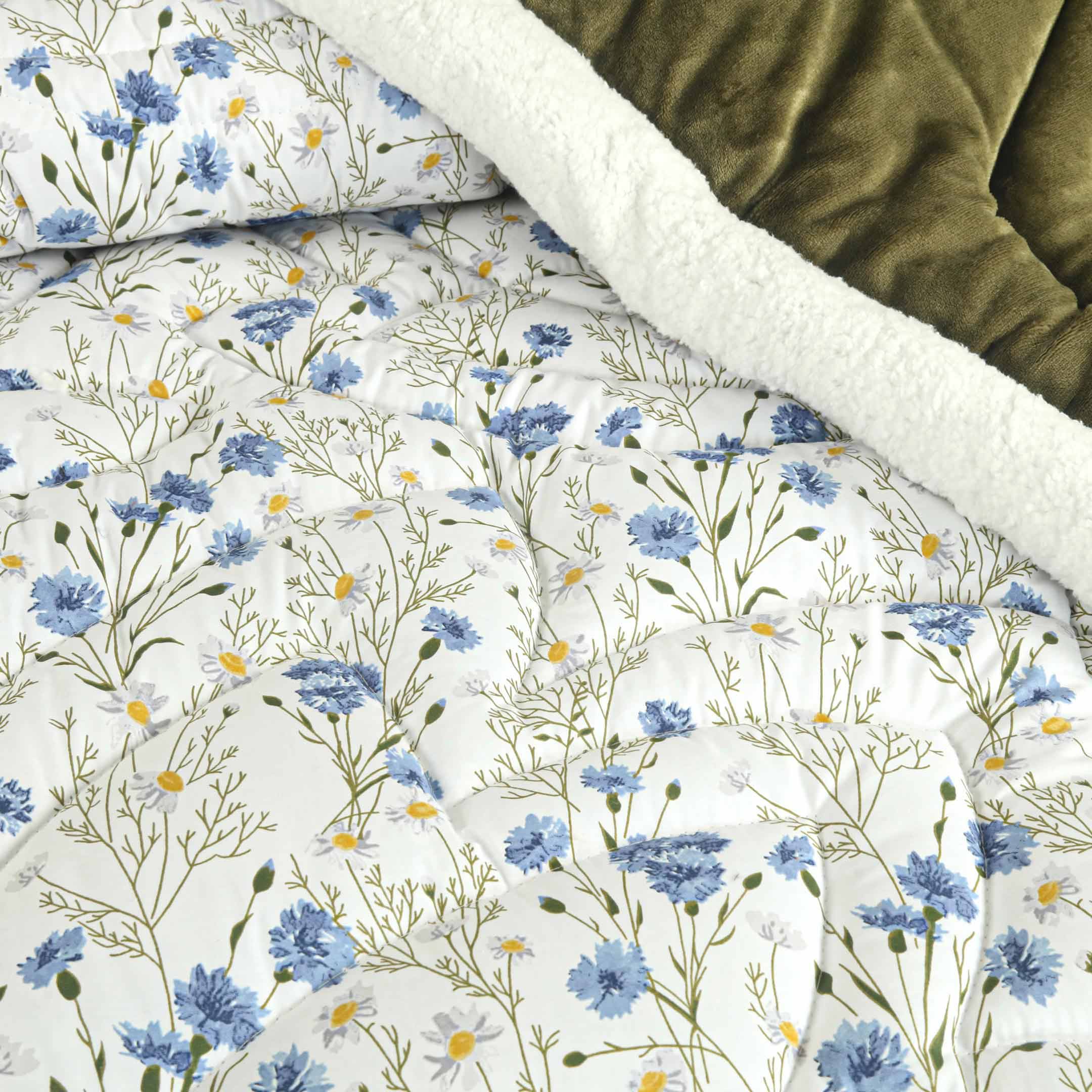 Snow Bloom-Marshmallow Bedding 7 pcs