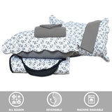 Monochrome Bedspread 6 pcs Set
