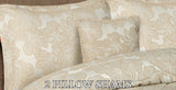 Zara Beige Luxury Jacquard Comforter Set