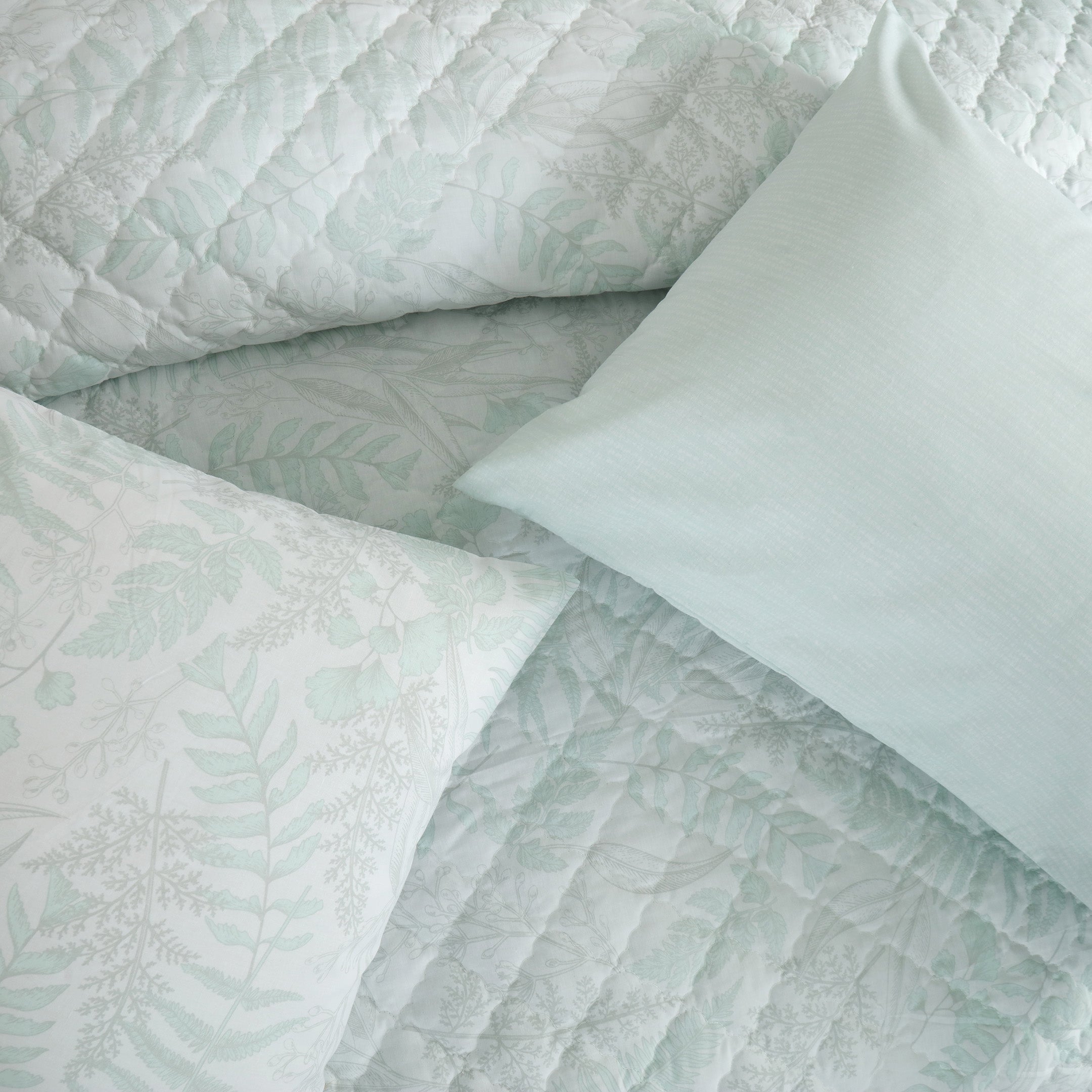 Floral Harmony Quilted Bedspread 6PCS Set
