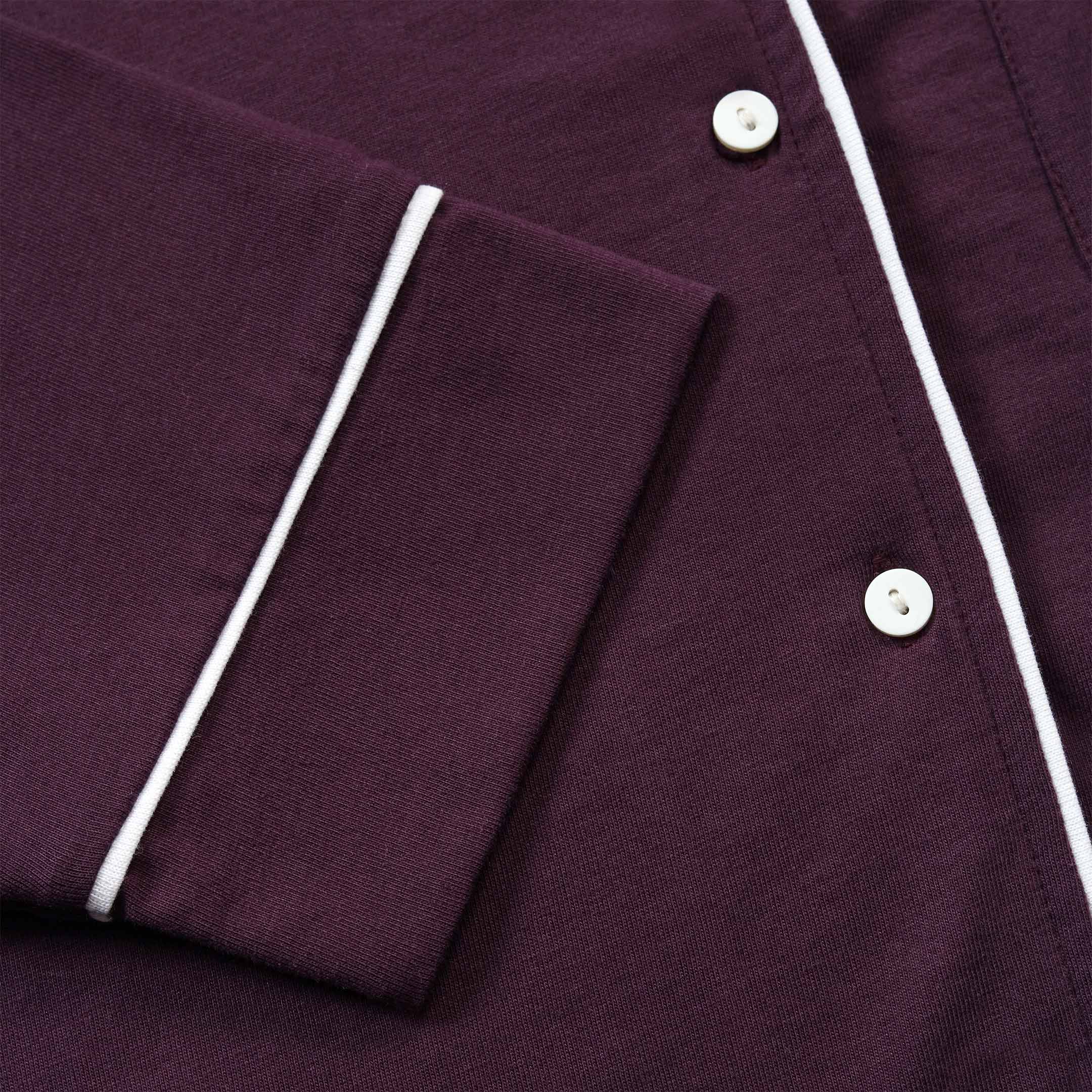 Solid Plum Lounge wear-2pc set
