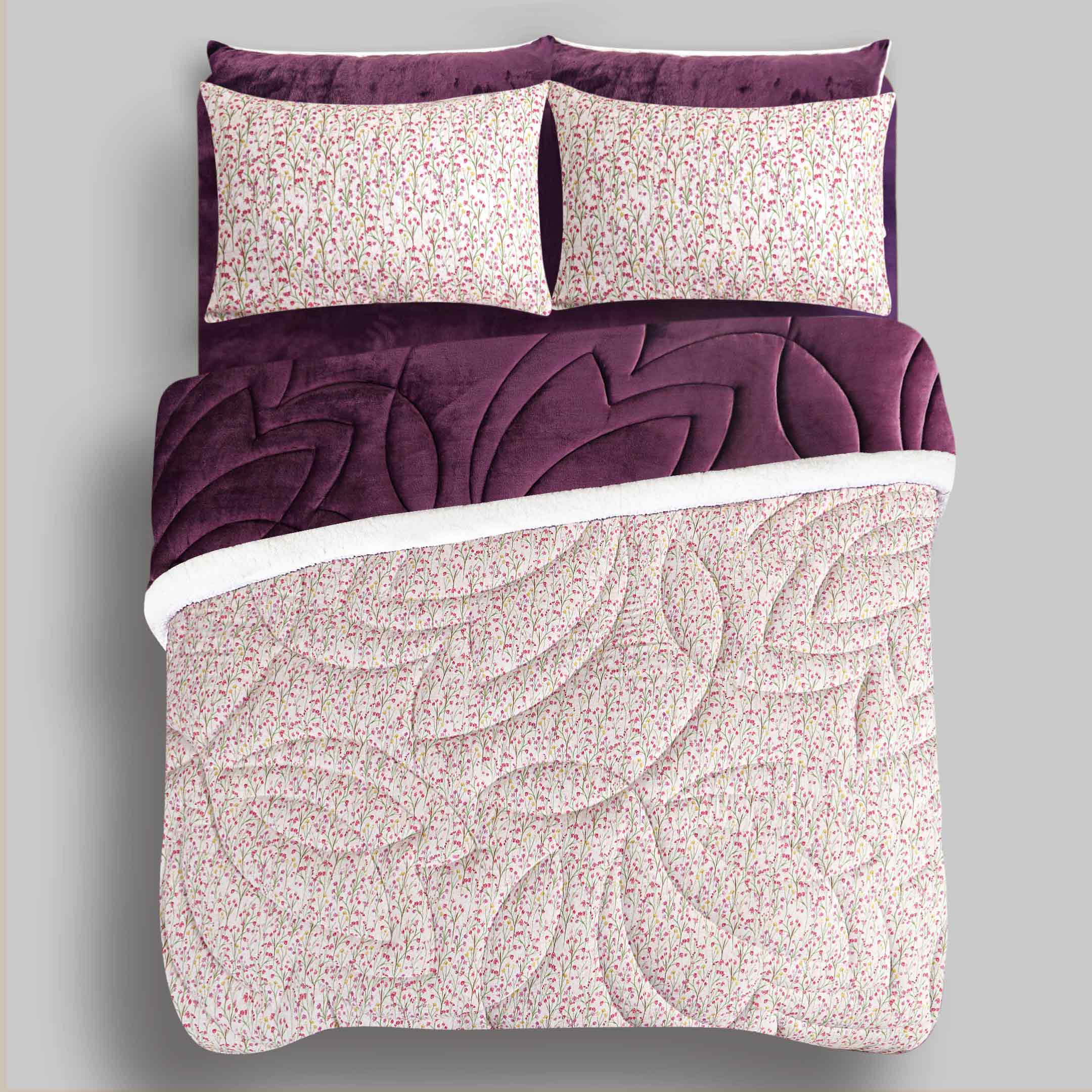 Frosted Petals-Marshmallow Bedding 7 pcs