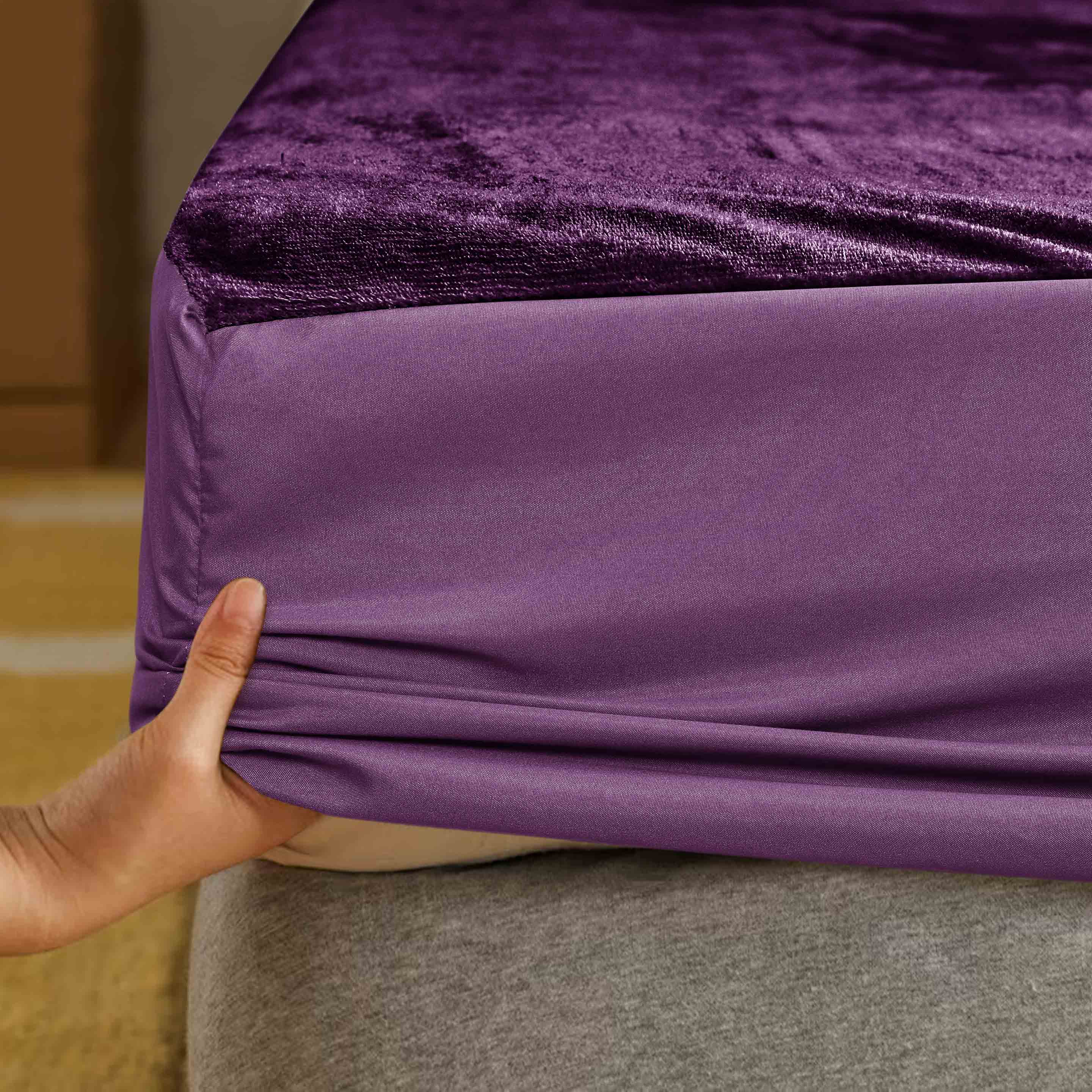 Warm Fleece Fitted Sheet Set