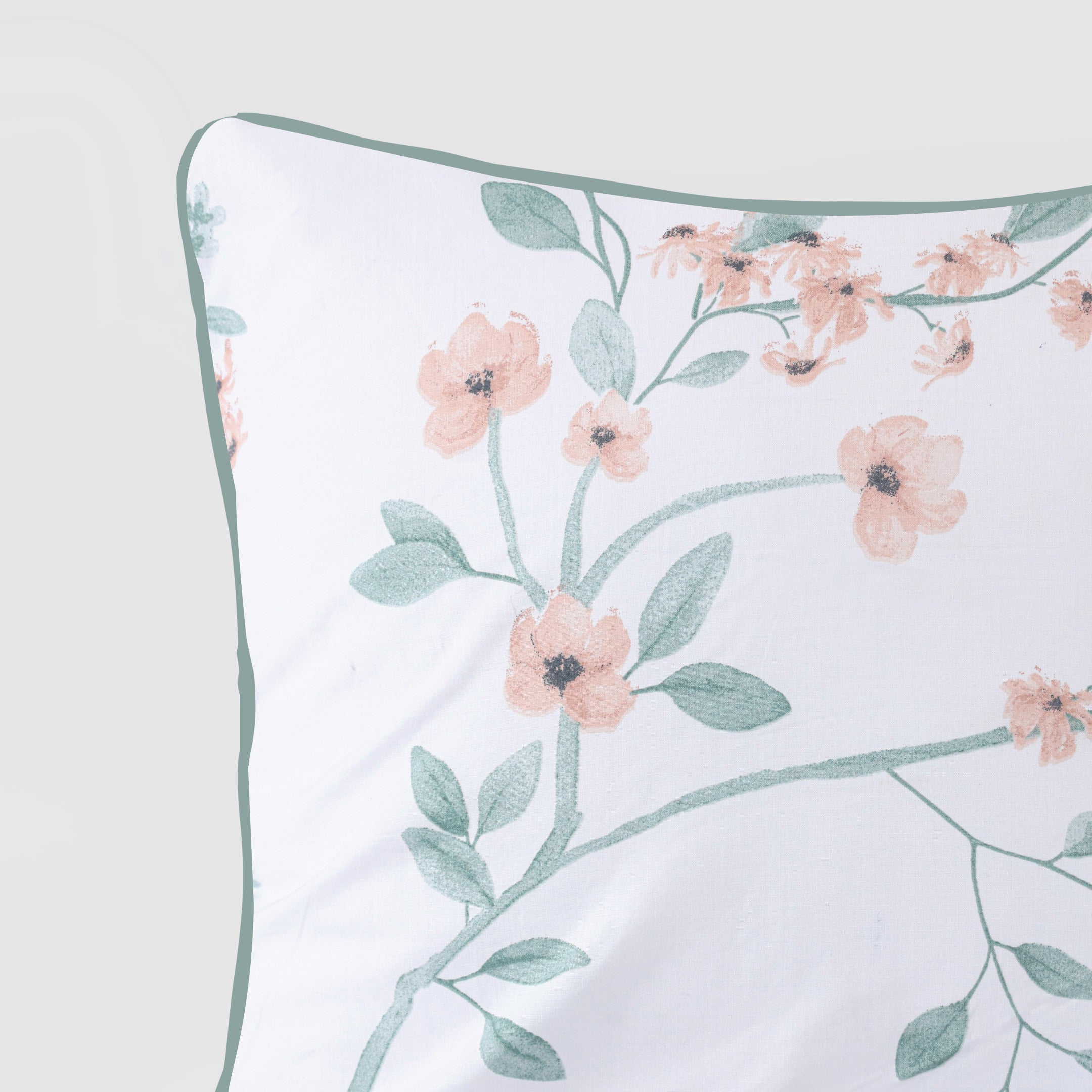 Sage Solace Printed Cushion Cover