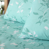 Bay Leaf Sky Polycotton Bedsheet