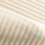 Line Embossed Ultrasonic Quilted Sofa Cover Set Beige