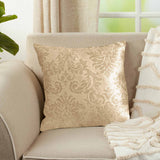 Weave Embossed Velvet Cushion Cover Beige