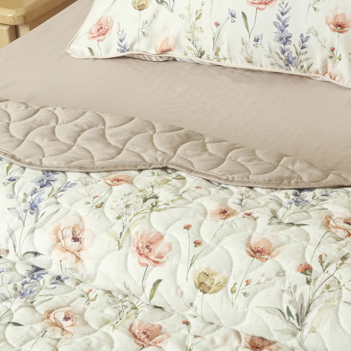 Blossom Serende Summer Quilted Bedspread