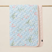 Blue Blossom Lightweight Quilted Blanket