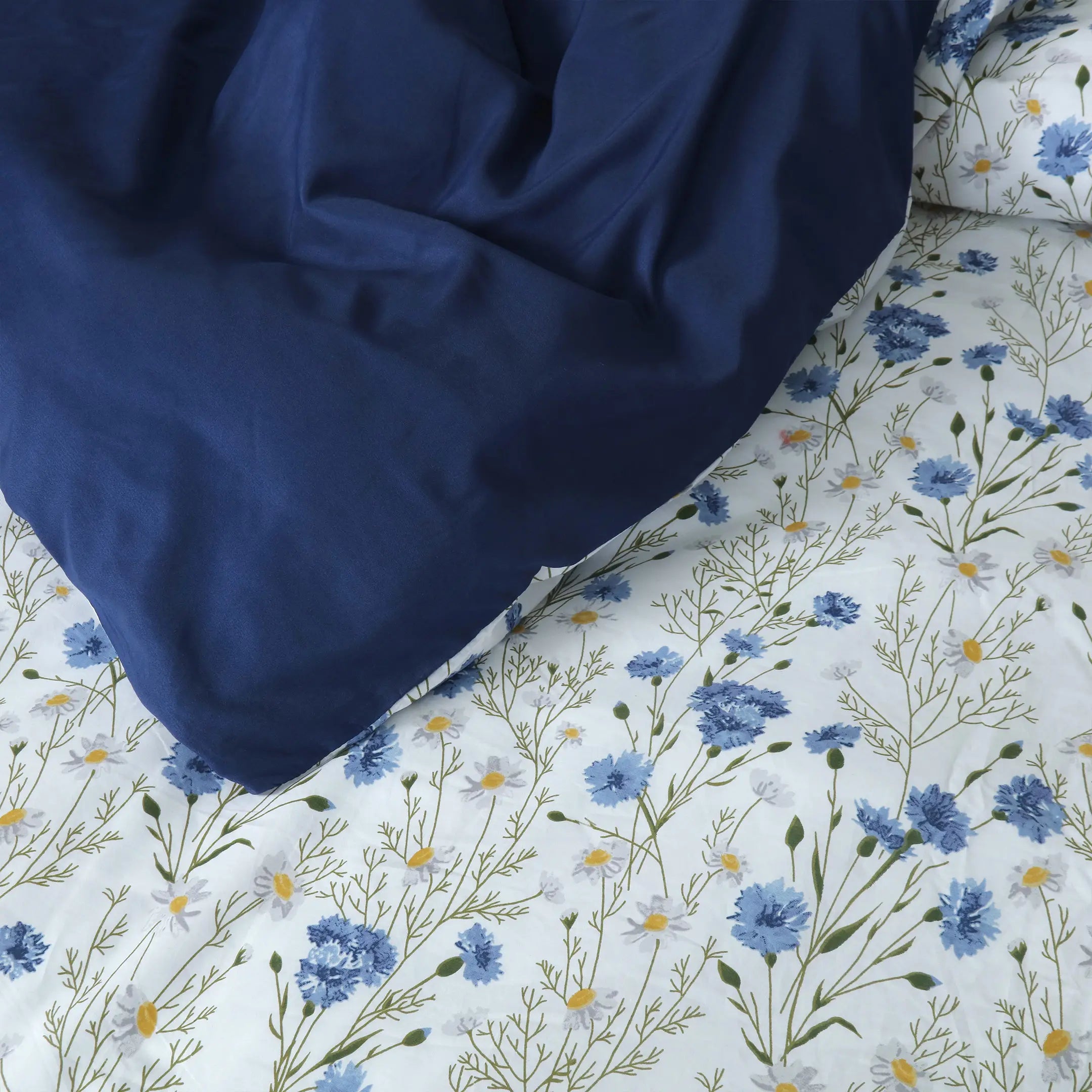 Blue Meadow Breeze Duvet Cover