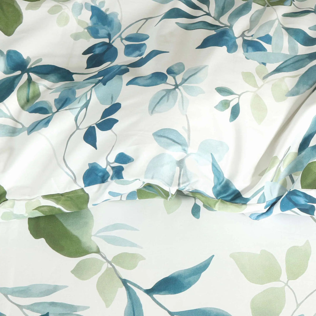 Blue Orchard Duvet Cover-3pc Set