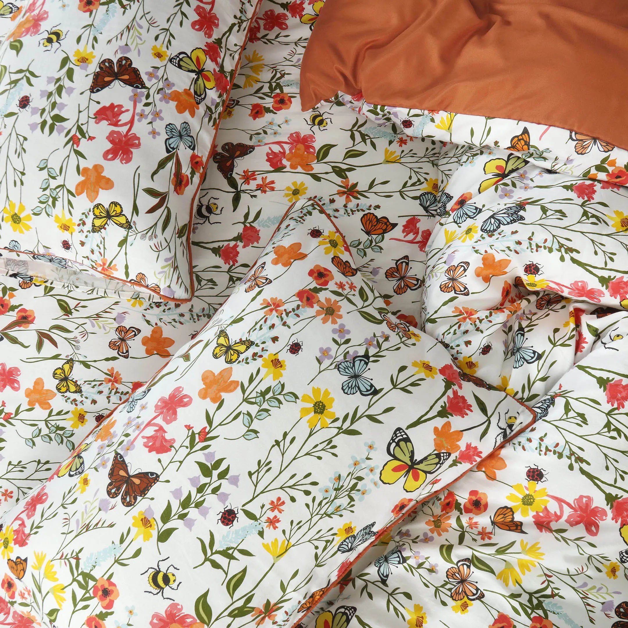 Butterfly Garden Duvet Cover