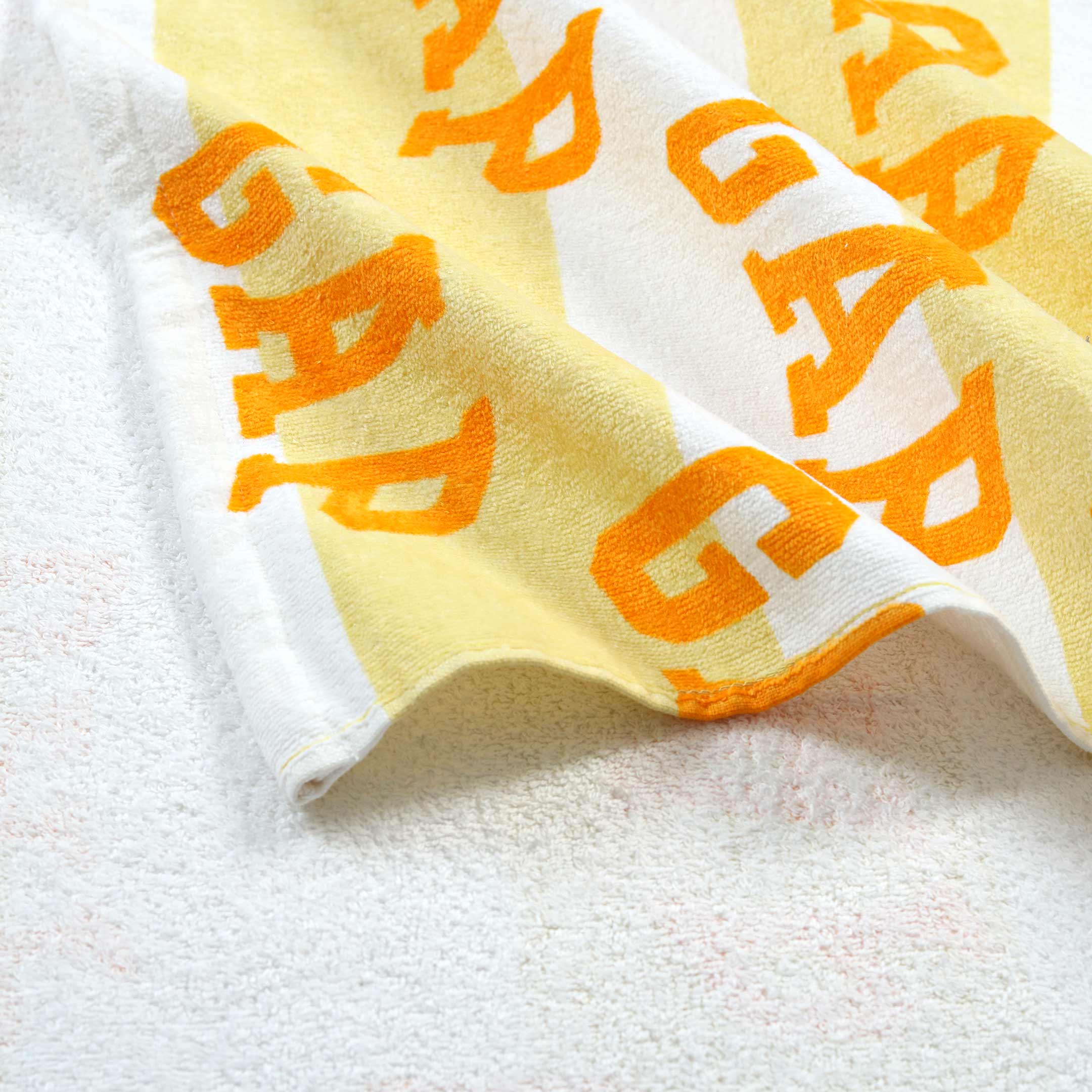 Premium Quality Yellow Stripe Gym & Bath Towels