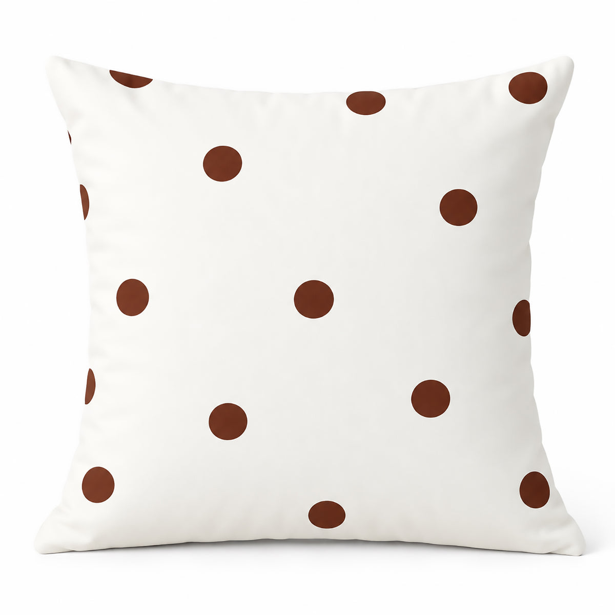 Cocoa Dot Cushion Cover