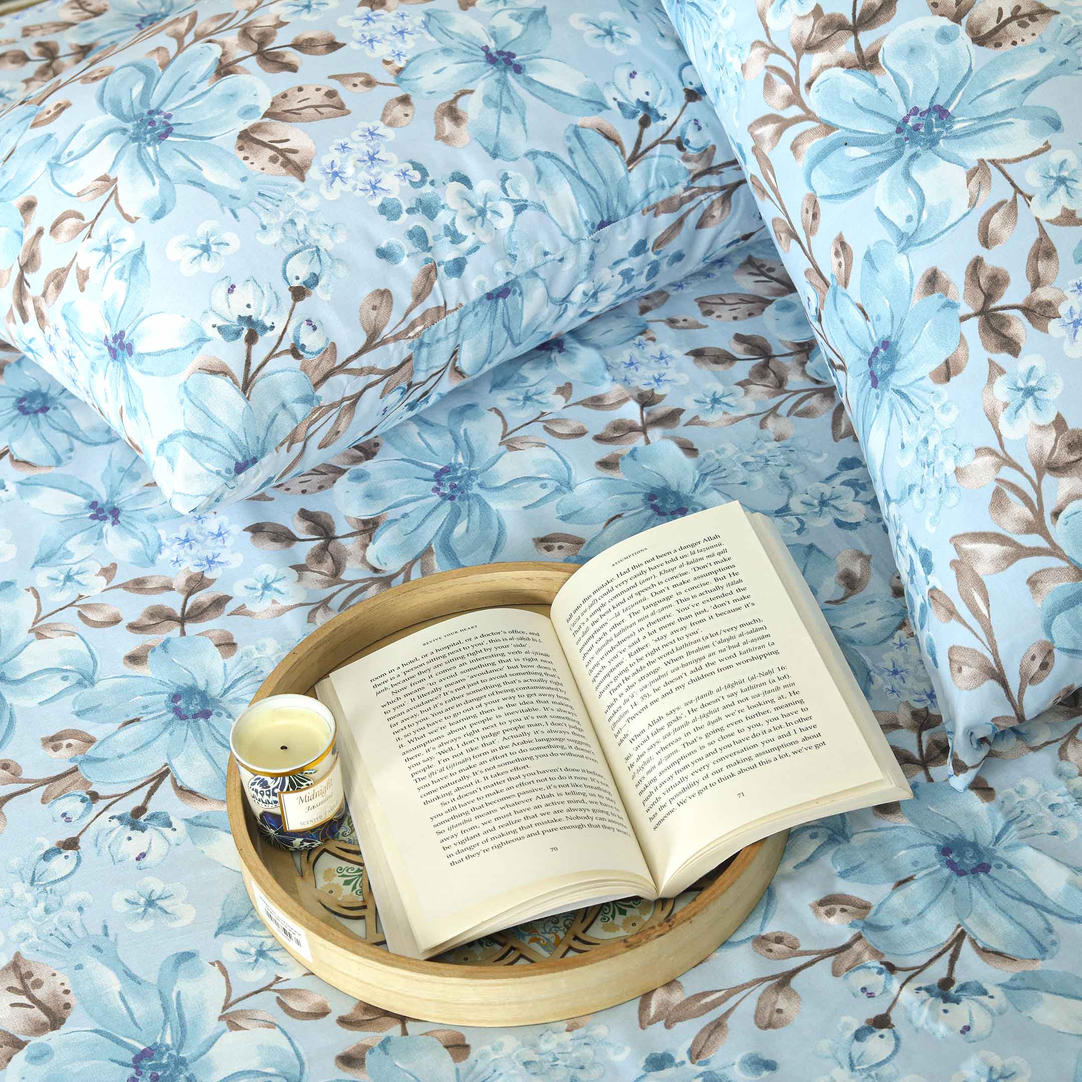 Farmhouse Blossoms Polycotton Bedsheet