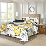 Floral Abstract Bedspread 6 pcs Set