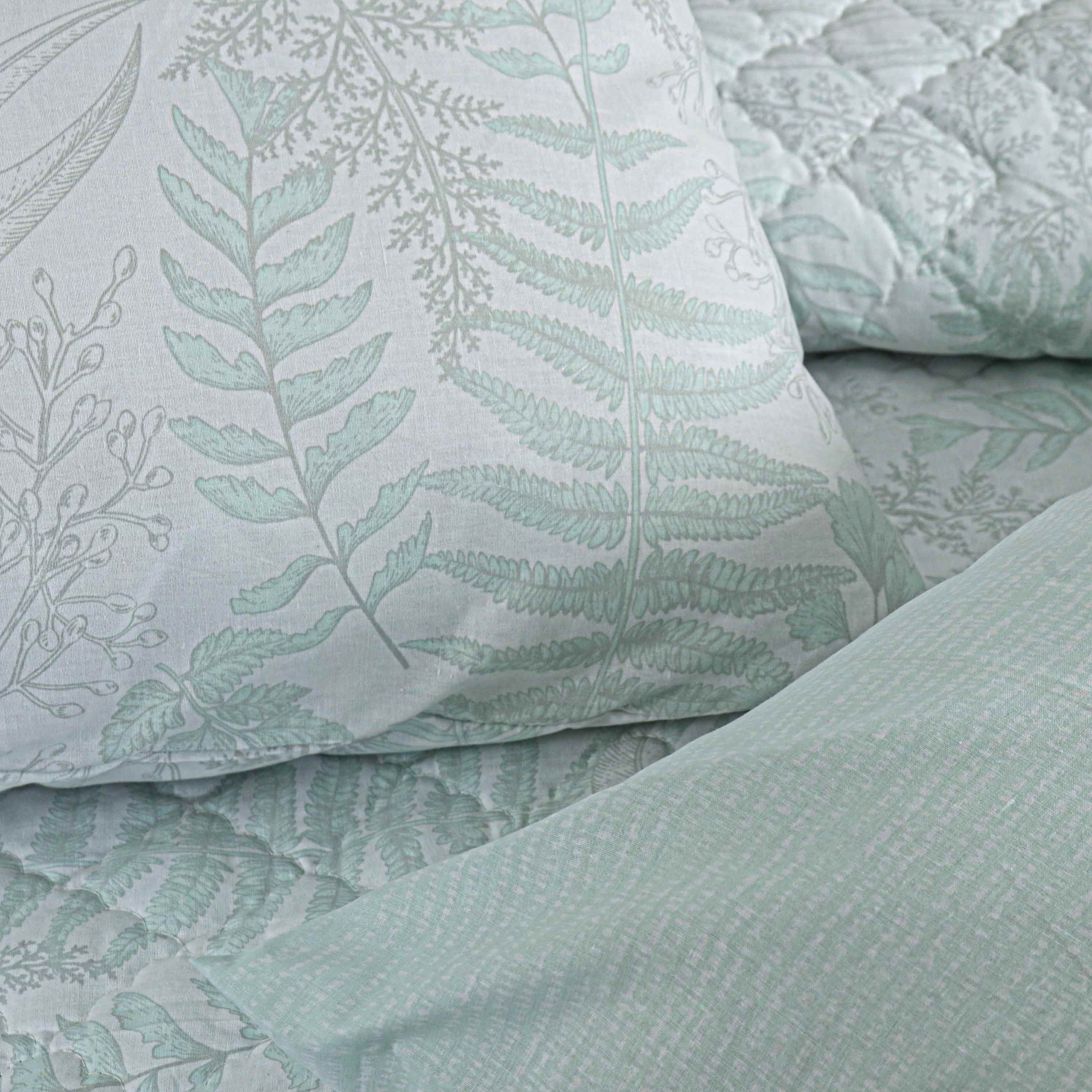 Floral Harmony Quilted Bedspread 6PCS Set
