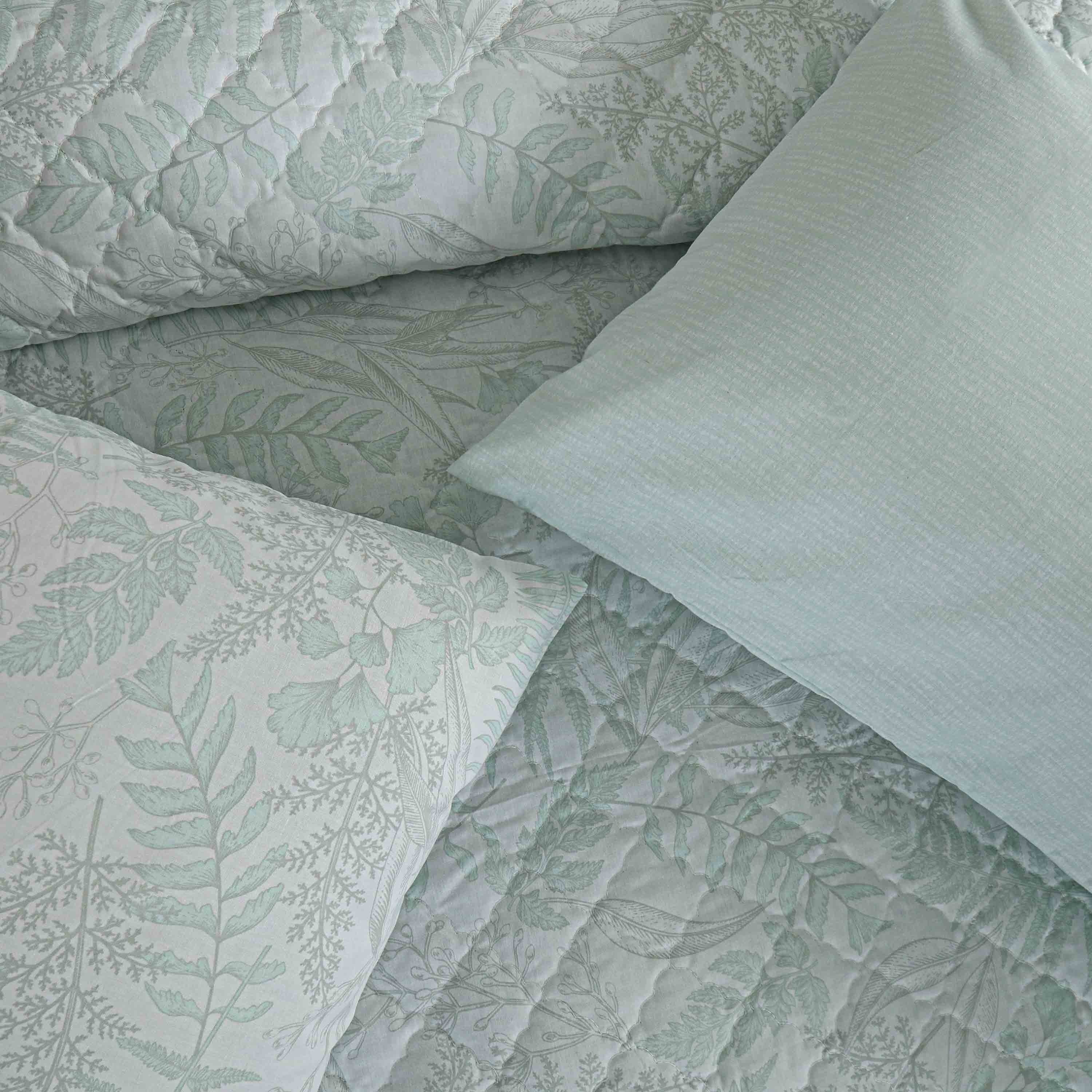 Floral Harmony Quilted Bedspread 6PCS Set