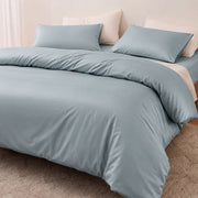 Gray Dawn Summer Duvet Cover