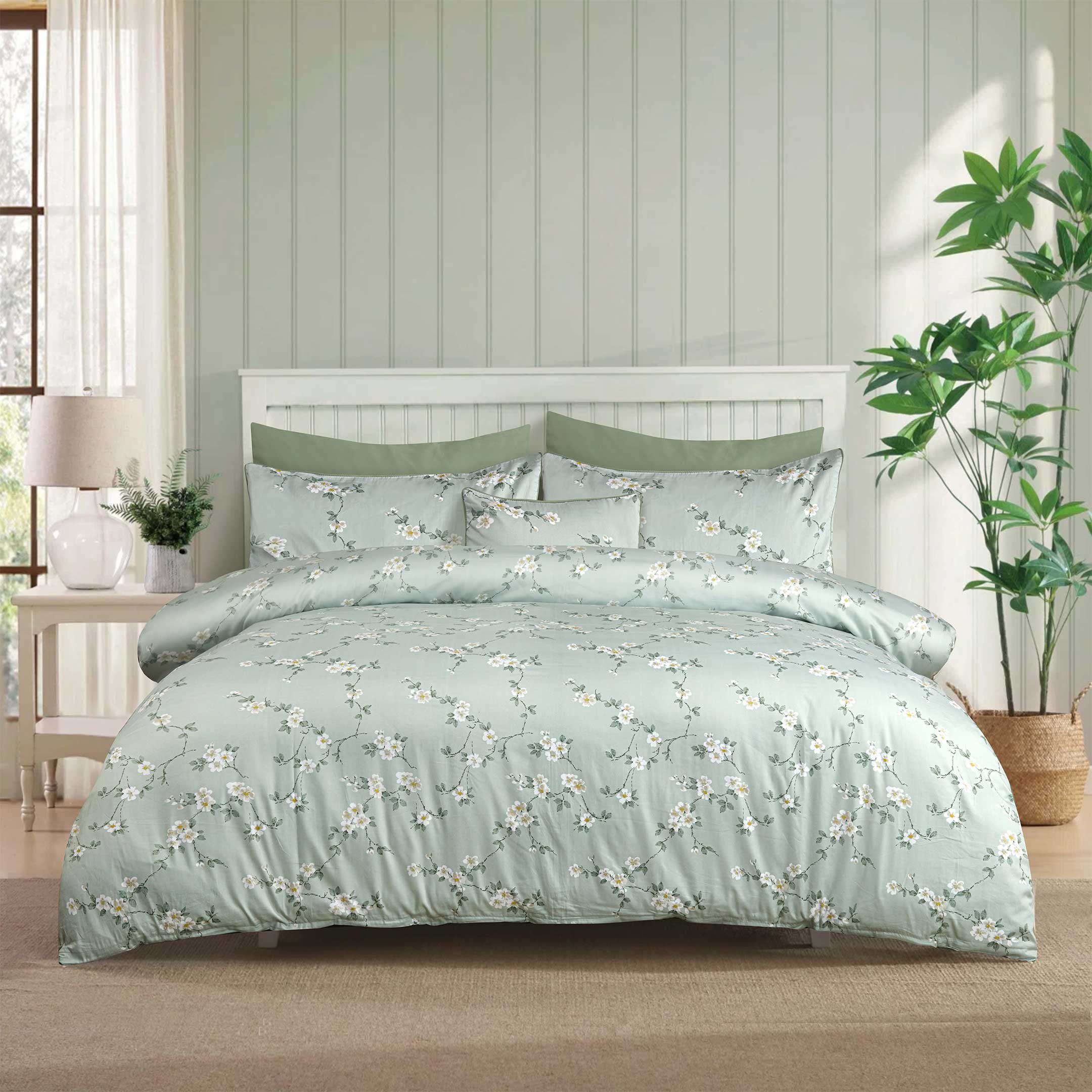 Ethereal Verdure Printed Duvet Cover
