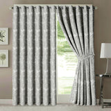 Zara Grey Luxury Jacquard Curtains