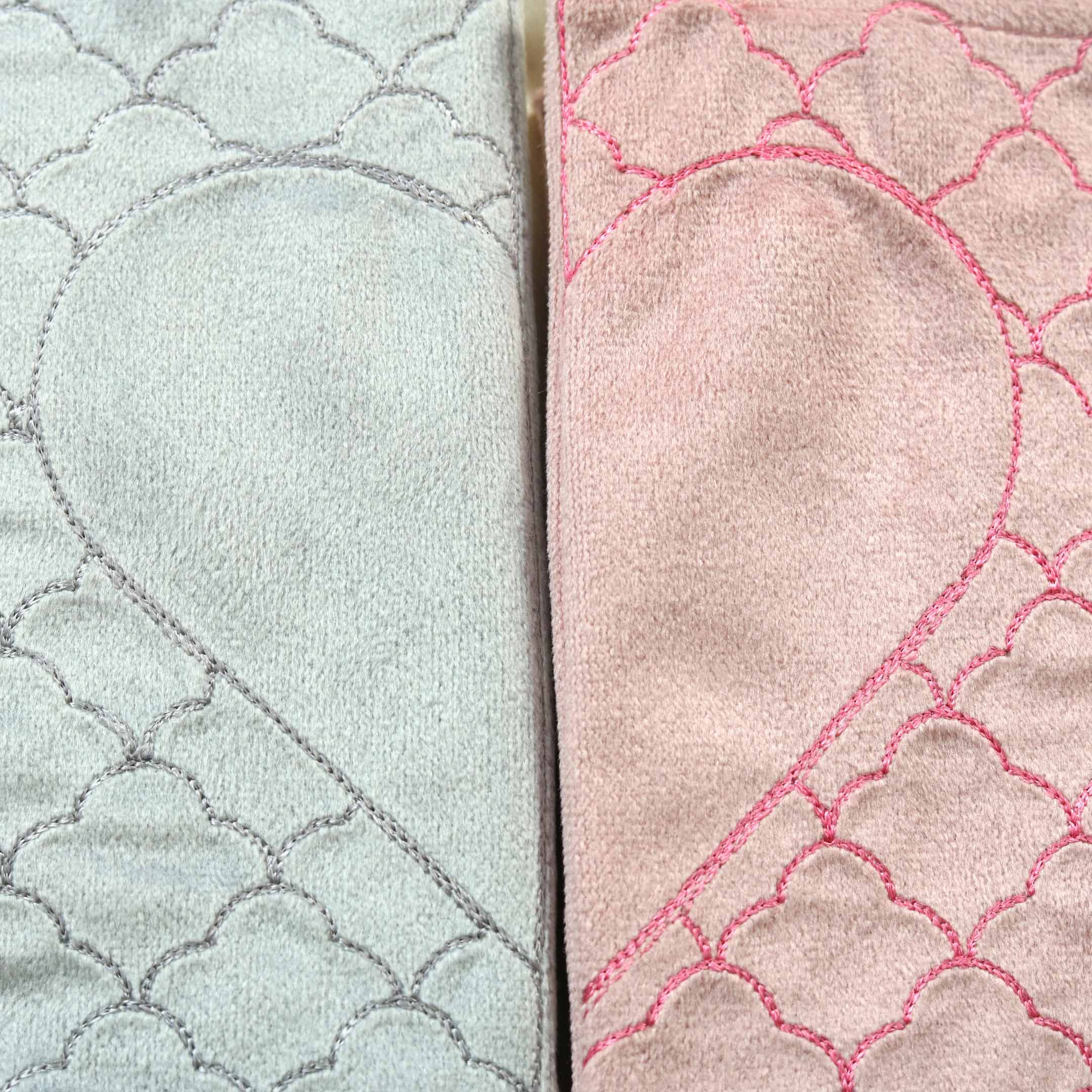 Customized Name Heart Quilted Couple Padded Prayermats