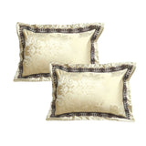 Bridal Bedding Set 9 Pcs Hazel Wood Cotton Jacquard Yarn Dyed